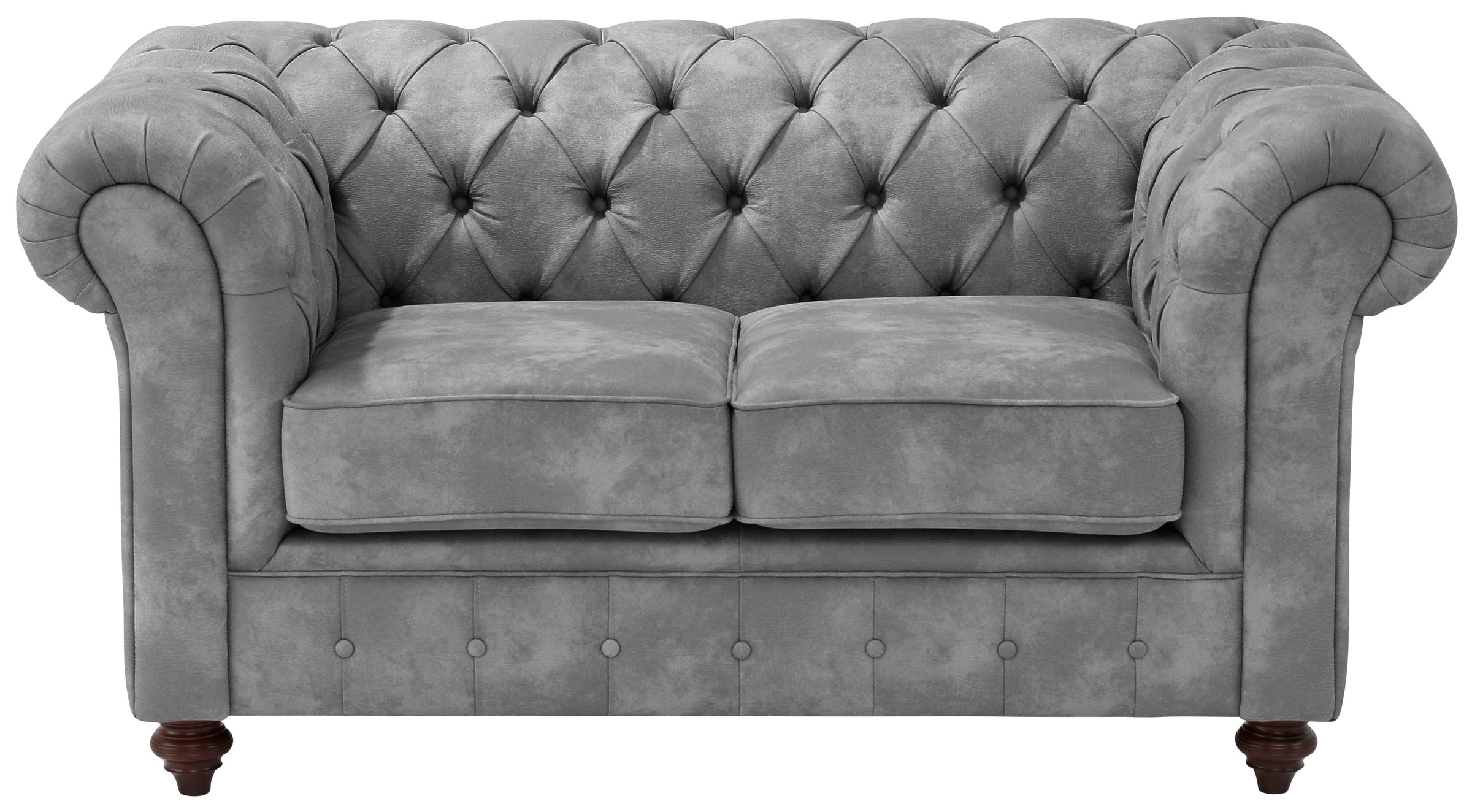 Home affaire Chesterfield-Sofa »Chesterfield 2-Sitzer B/T/H: 150/89/74 cm« günstig online kaufen