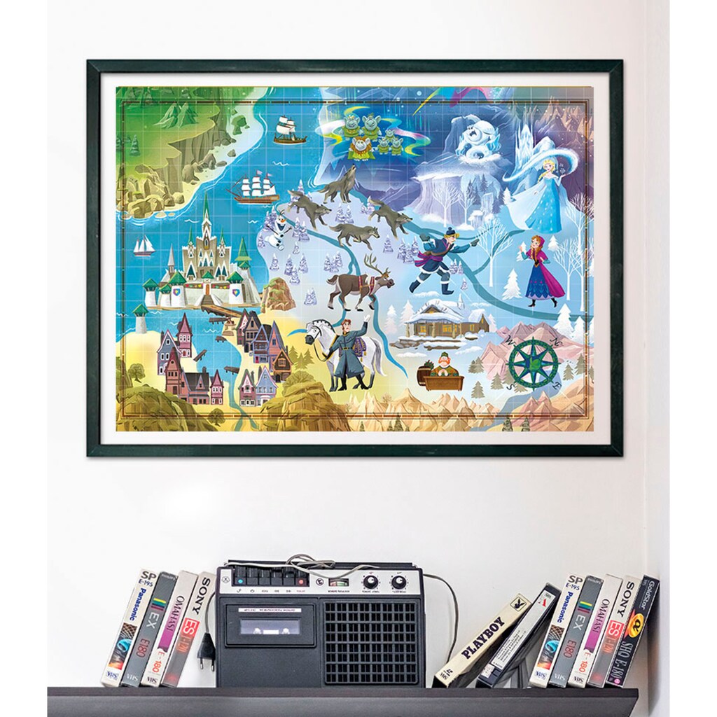 Clementoni® Puzzle »Disney Frozen Story Maps«