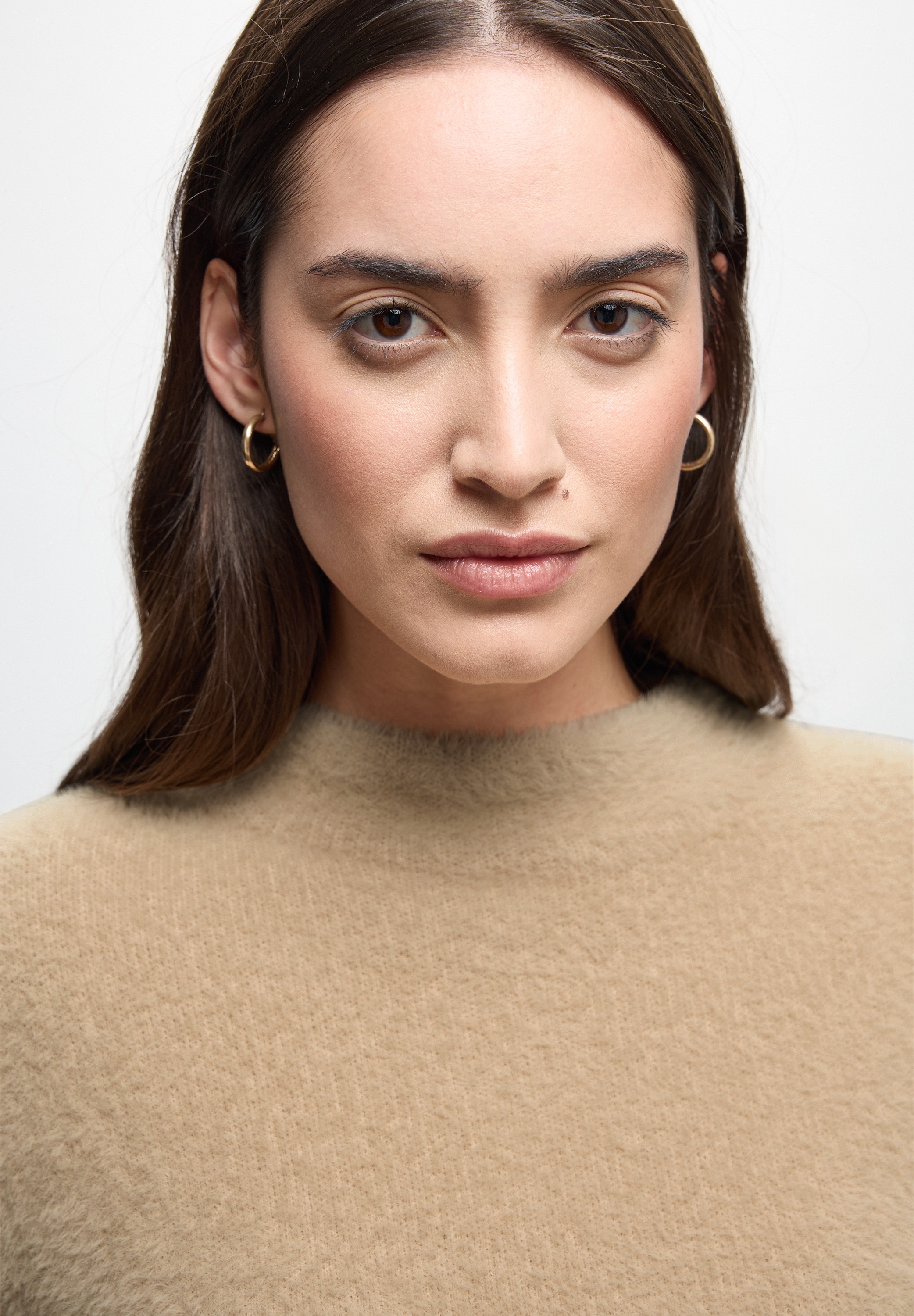 STREET ONE Rundhalspullover in softer Federgarn-Qualität