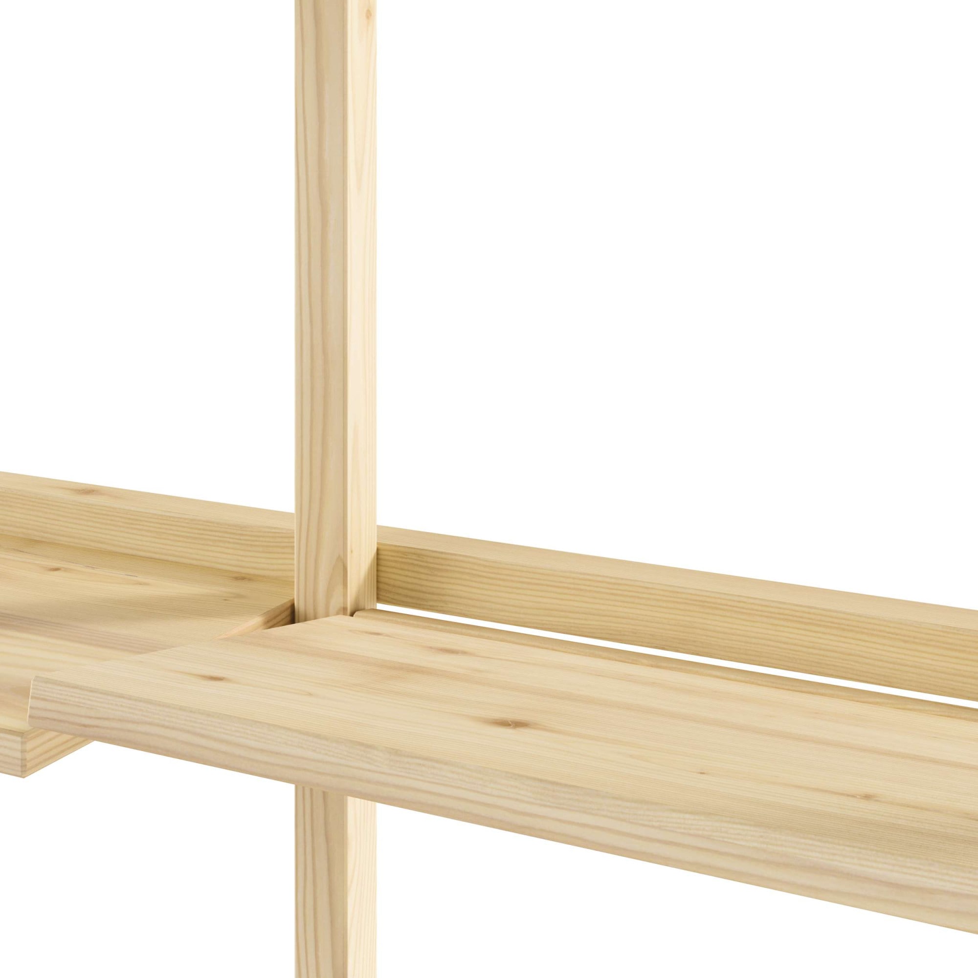 Karup Design Wandregal »Groove Shelving Big, Wandregal, Aufbewahrung, Deko, Platzsparend«, (BxTxH ca: 192x25,5x127), inkl. 12 Abnehmbare Regalböden aus FSC®-zertifiziertem Massivholz