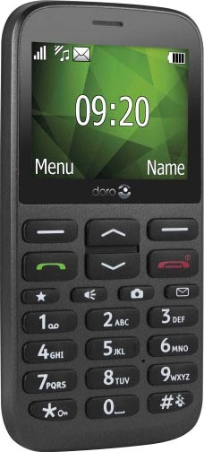 2. Bild von Doro Handy »1370«, schwarz, 6 cm/2,4 Zoll, 3 MP Kamera