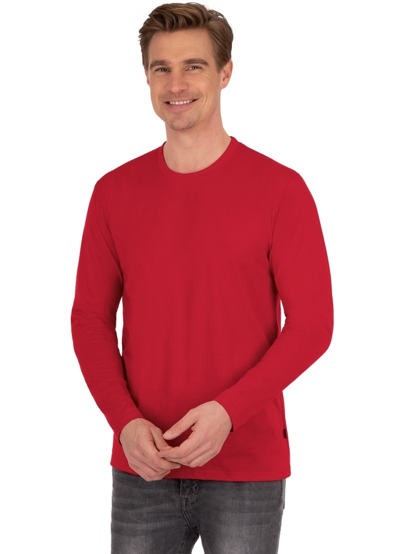 Trigema T-Shirt »TRIGEMA Langarmshirt aus 100% Baumwolle« online bei | Sportshirts