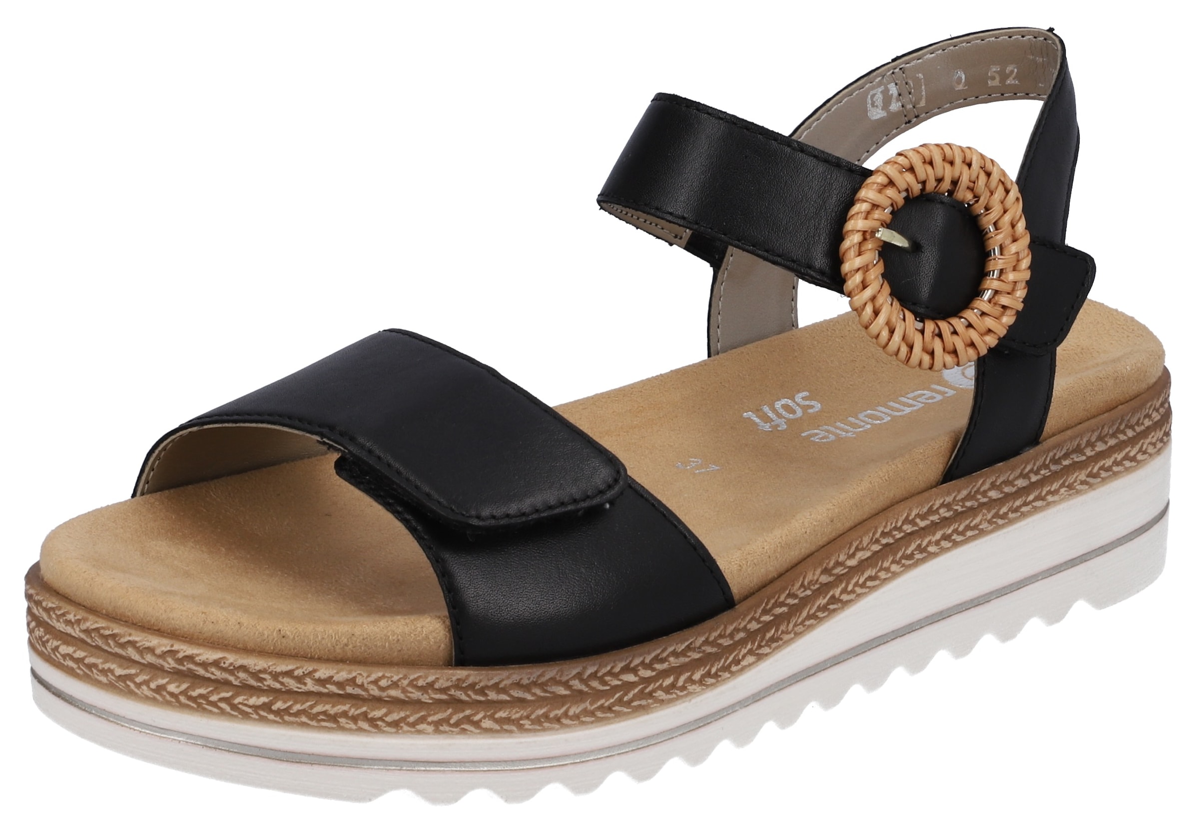Remonte Keilsandalette , Sommerschuh, Riemchensandale mit praktischem Klett günstig online kaufen