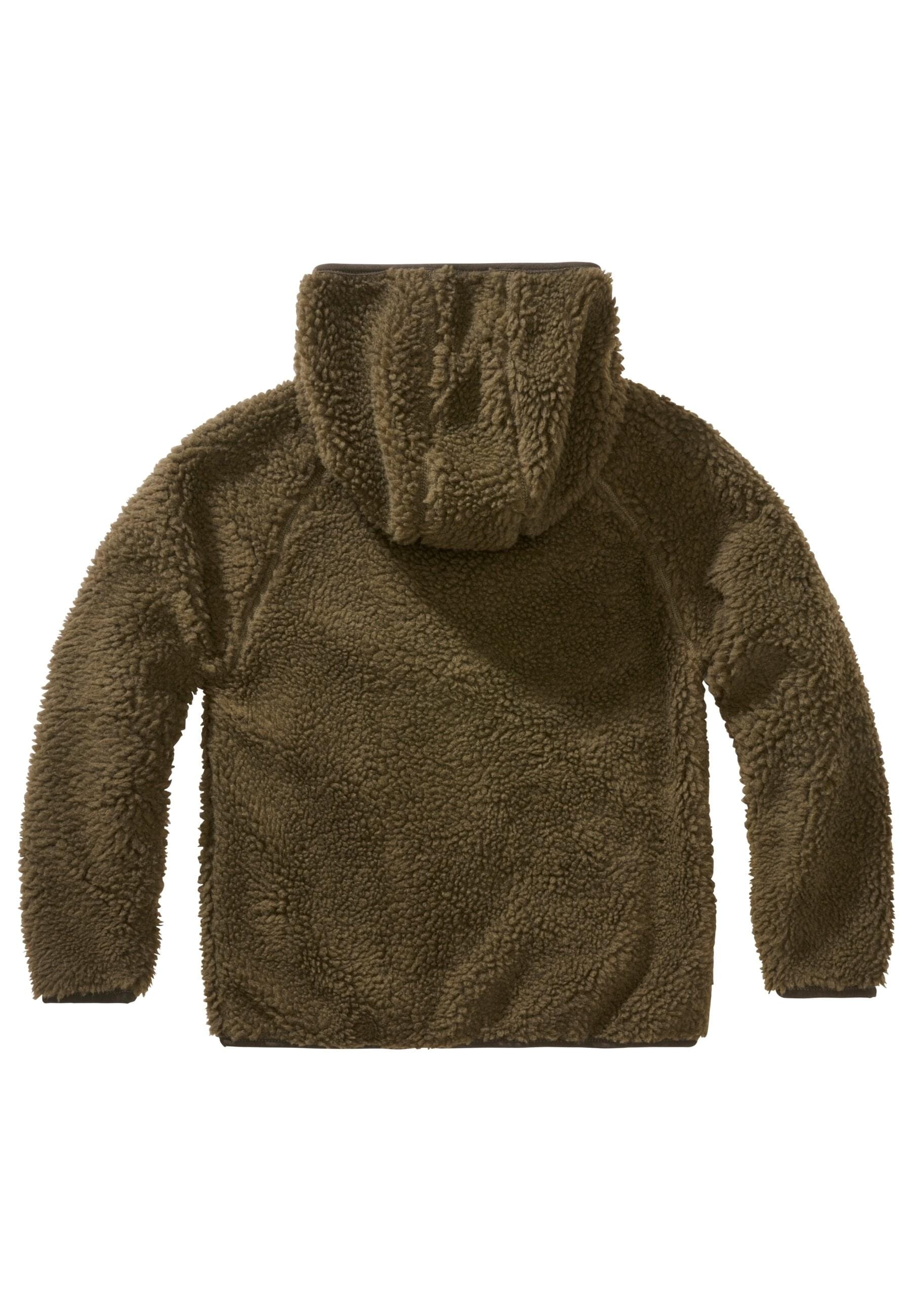 Brandit Allwetterjacke »Brandit Damen Kids Teddyfleecejacket Hood« 1 Stk. tlg. mit Kapuze