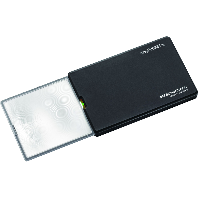 ESCHENBACH OPTIK Taschenlupe »easyPOCKET« Stromsparend, LED-Technik, 3-fach Vergrößerung schwarz Falches, handliches Design