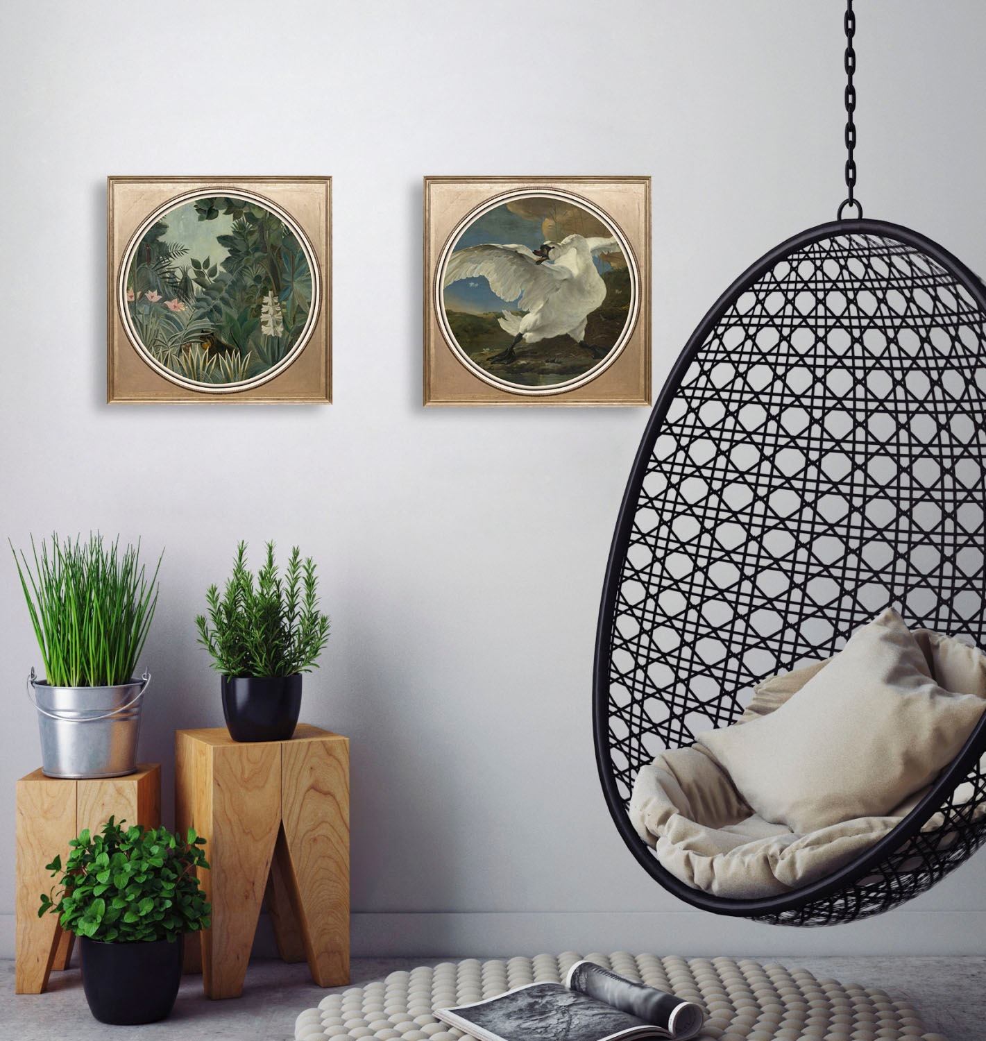 queence Acrylglasbild »Dschungel«, Blumen-Blumenbilder-Kunst-Pflanzen-Pflan günstig online kaufen