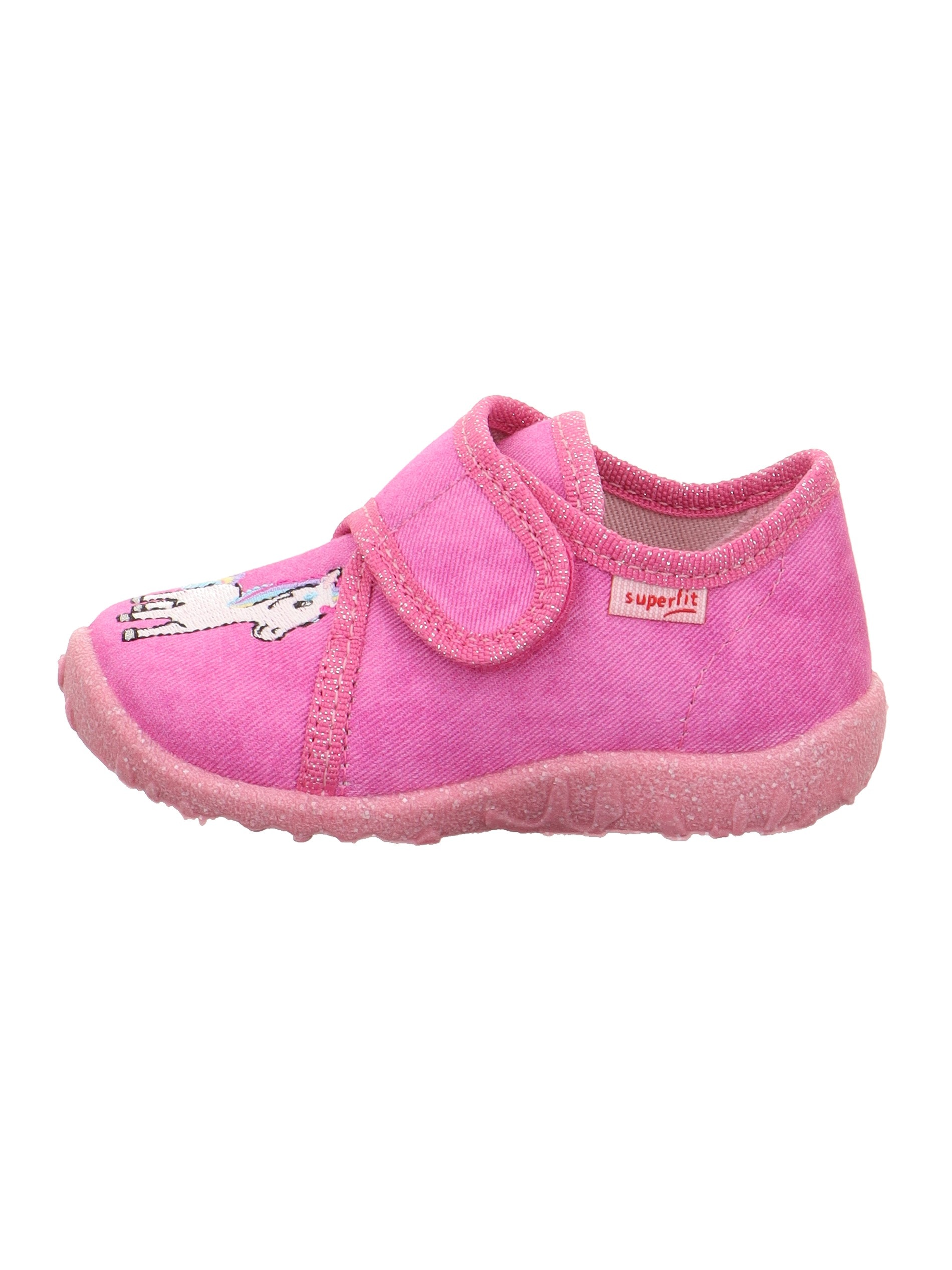 Superfit Hausschuh »SPOTTY , WMS: mittel«  Kindergartenschuh mit Klettverschluss, Größenschablone zum Download