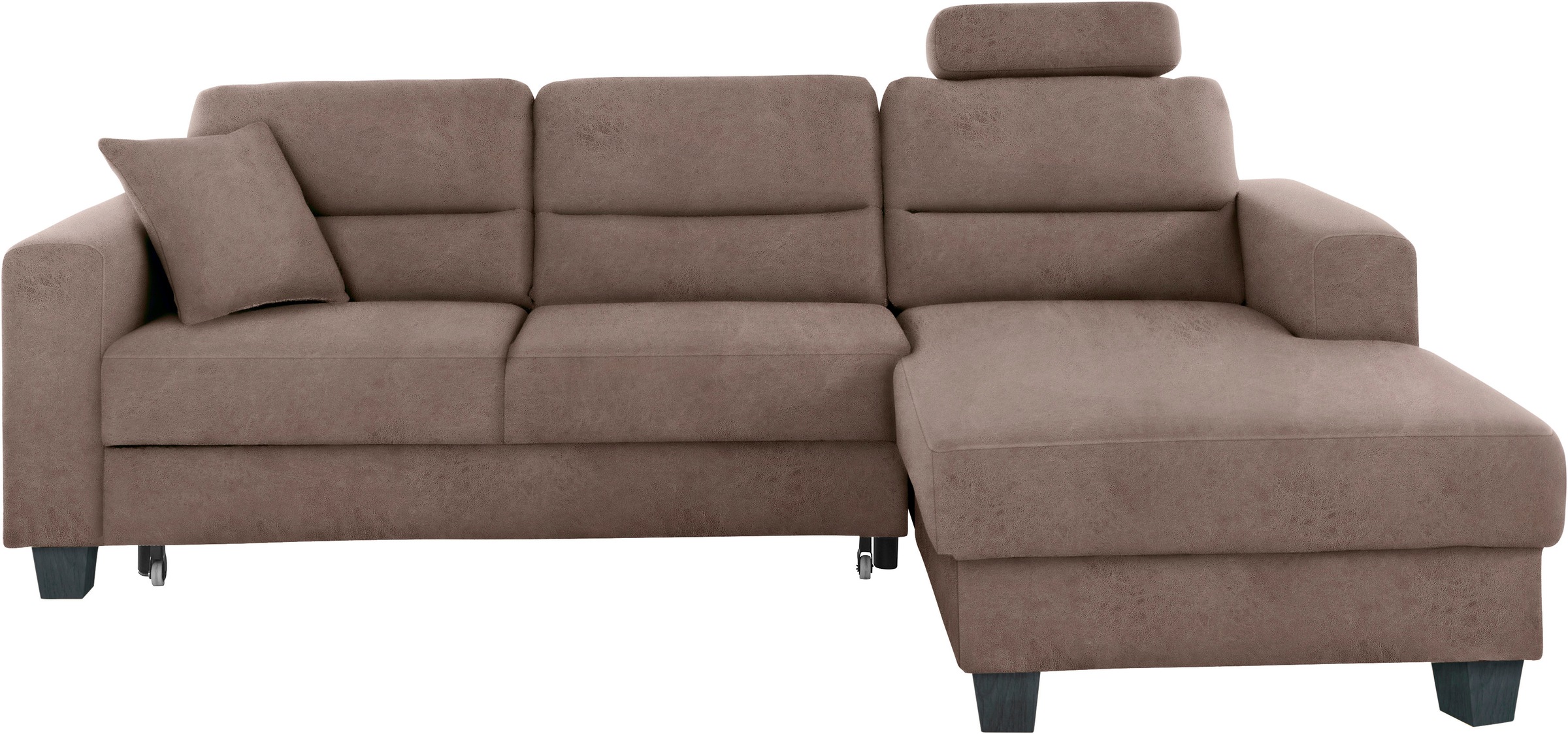 TRENDMANUFAKTUR Ecksofa »Chamber, zeitlos & modern, hoher Sitzkomfort, Brei günstig online kaufen