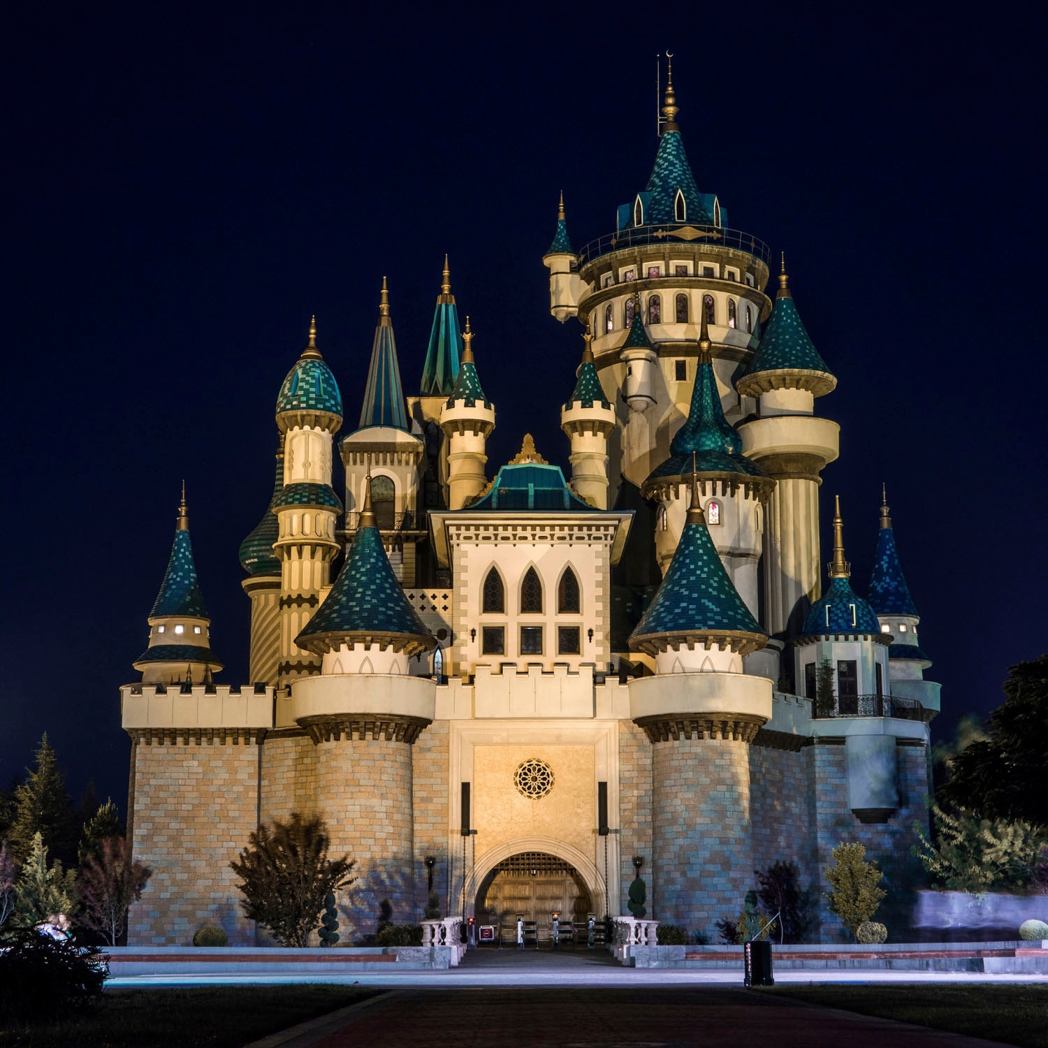 queence Acrylglasbild »Schloss« Märchen   Märchenbilder   Prinzen   Prinzes günstig online kaufen