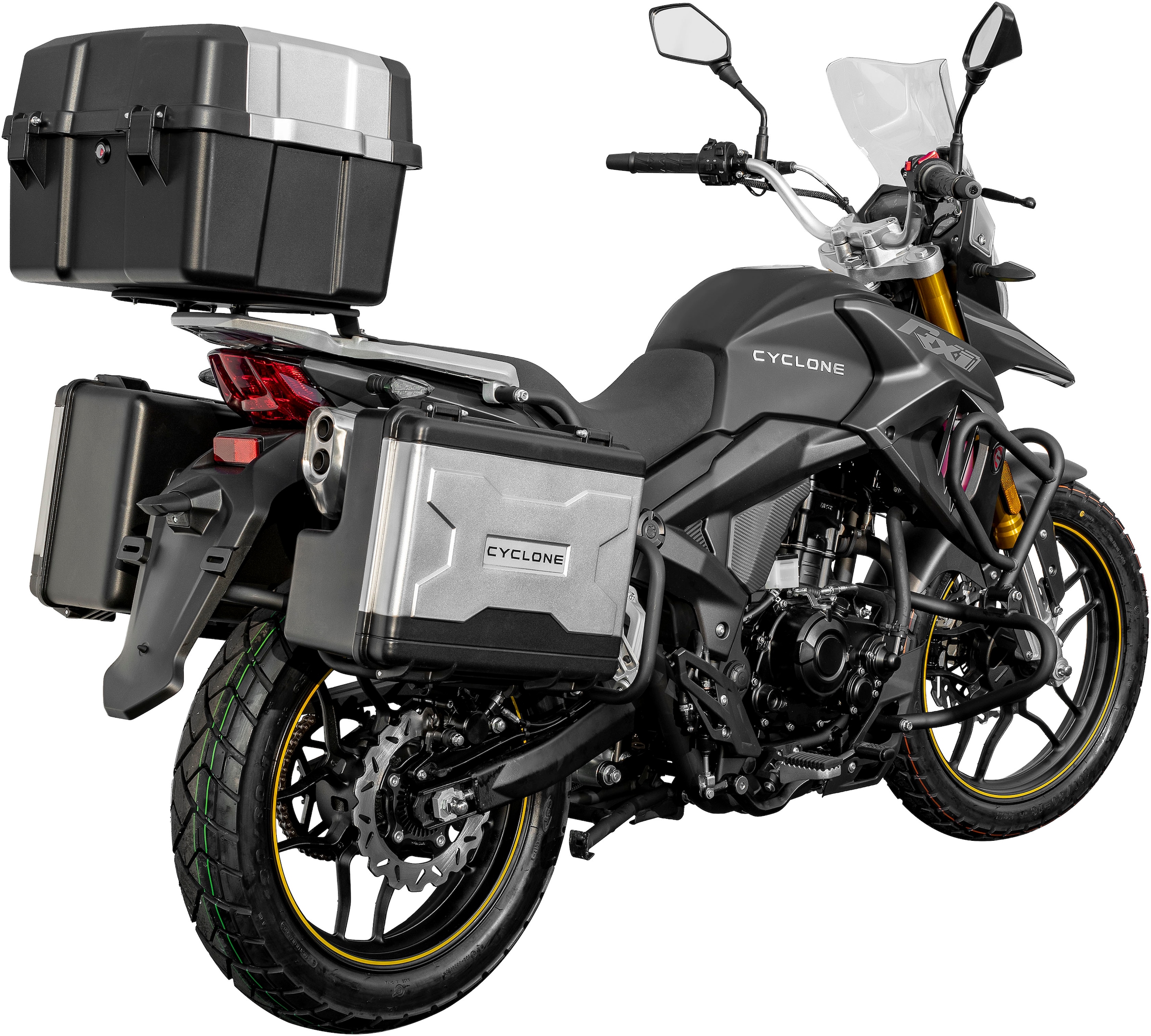 Cyclone Motorrad »RX1 Pro, 125, E5+, Adventure« 124 cm³ 99 km/h Euro 5+ 15 11 kW, 15 PS, ABS, 125er Adventure, digitales Cockpit