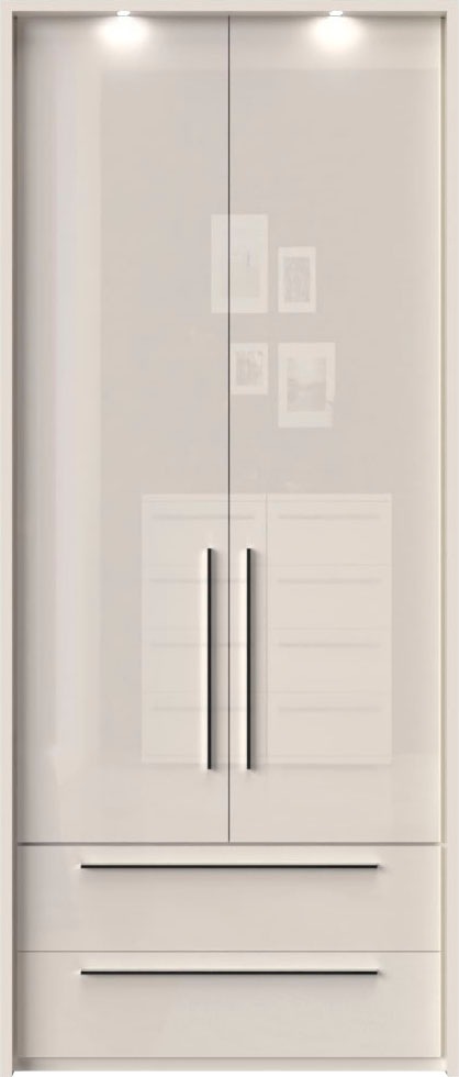 OTTO home Drehtürenschrank "Piano, inklusive Rahmen und Beleuchtung, soft-c günstig online kaufen