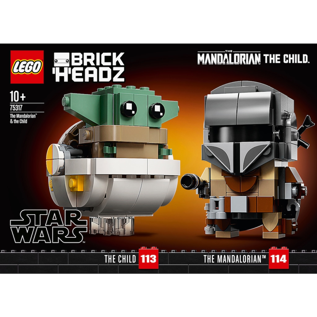 LEGO® Konstruktionsspielsteine »Der Mandalorianer™ und das Kind (75317), LEGO® Star Wars™«, (295 St.), Made in Europe