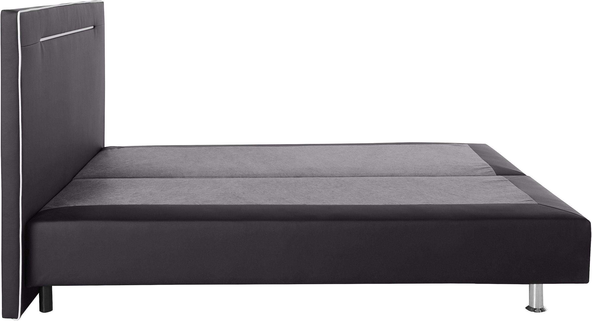 4. Bild von COLLECTION AB Boxspringbett, inkl. LED-Beleuchtung, Topper und Kissen