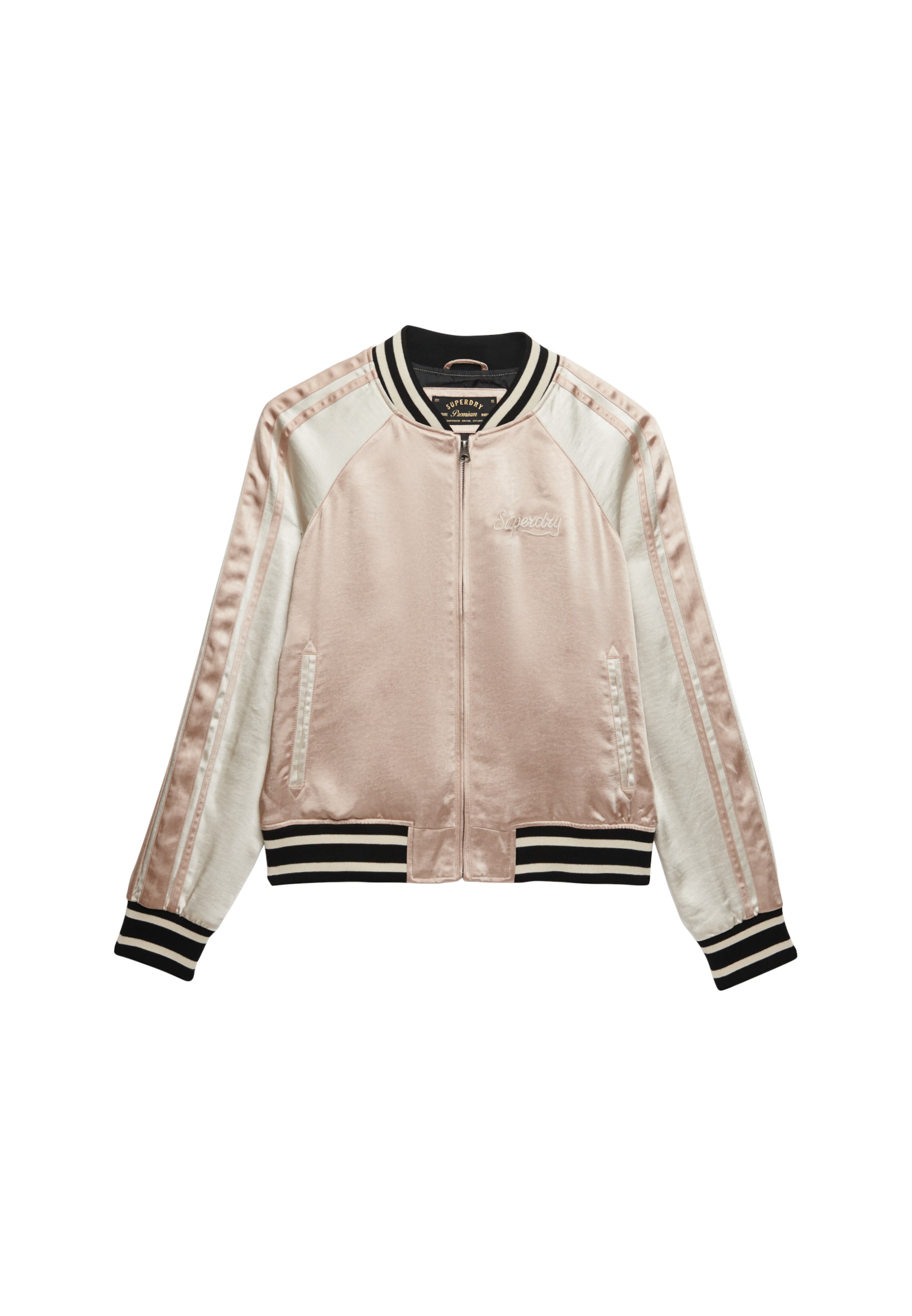 Superdry Parka »SUIKAJAN EMBROIDERED BOMBER« Slim Fit, mit Reißverschluss, aus Polyester und Kunstfaser