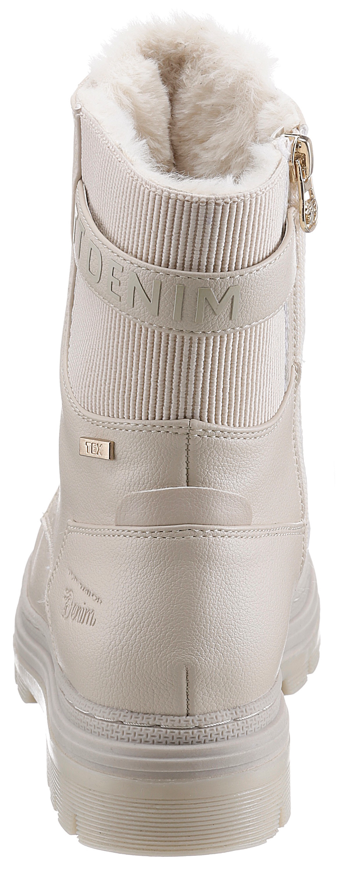 TOM TAILOR Schnürboots, mit Logoprägung an der Ferse