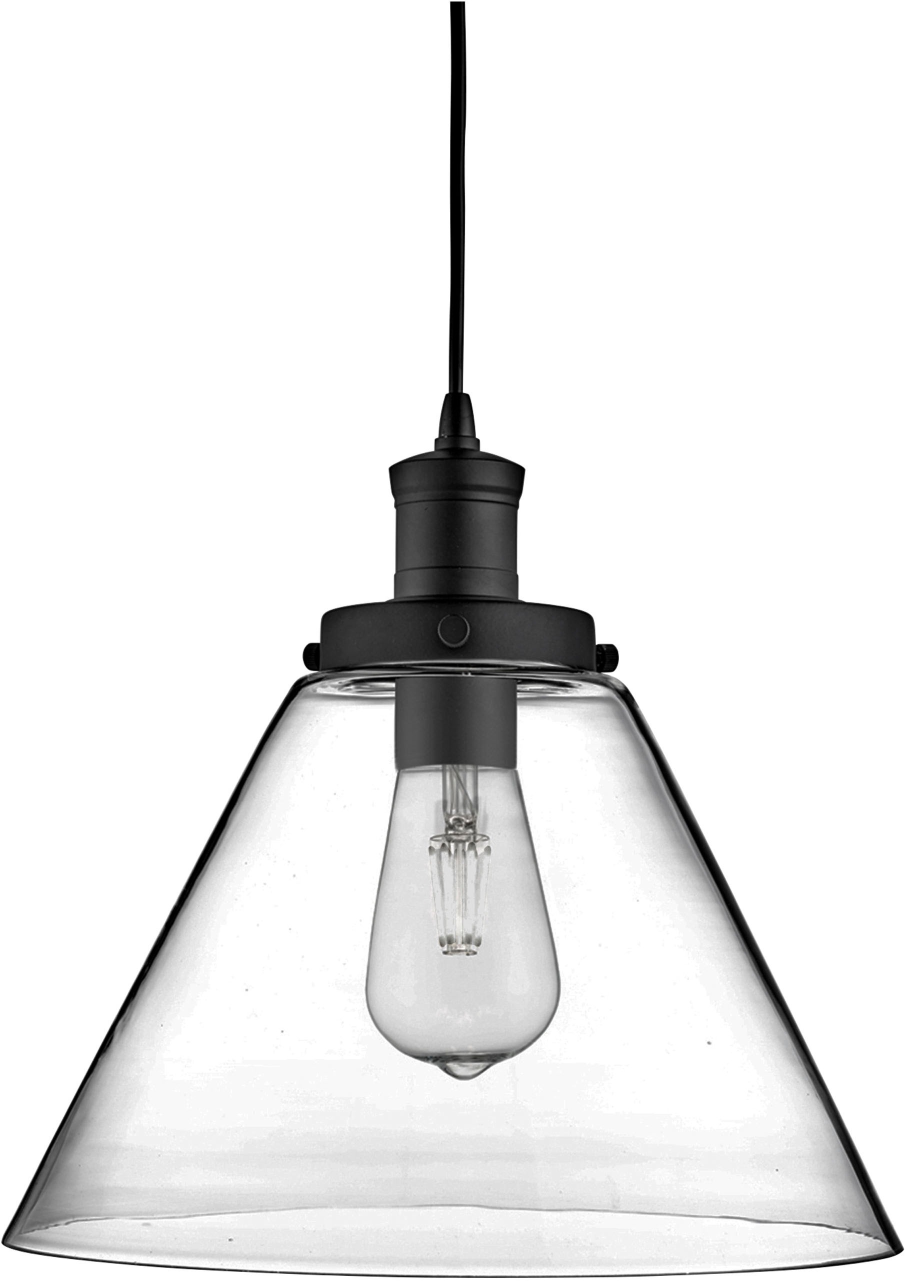 Searchlight Pendelleuchte »Pyramid-Pendelleuchte - Metall & Glas« E27 1 Stk.