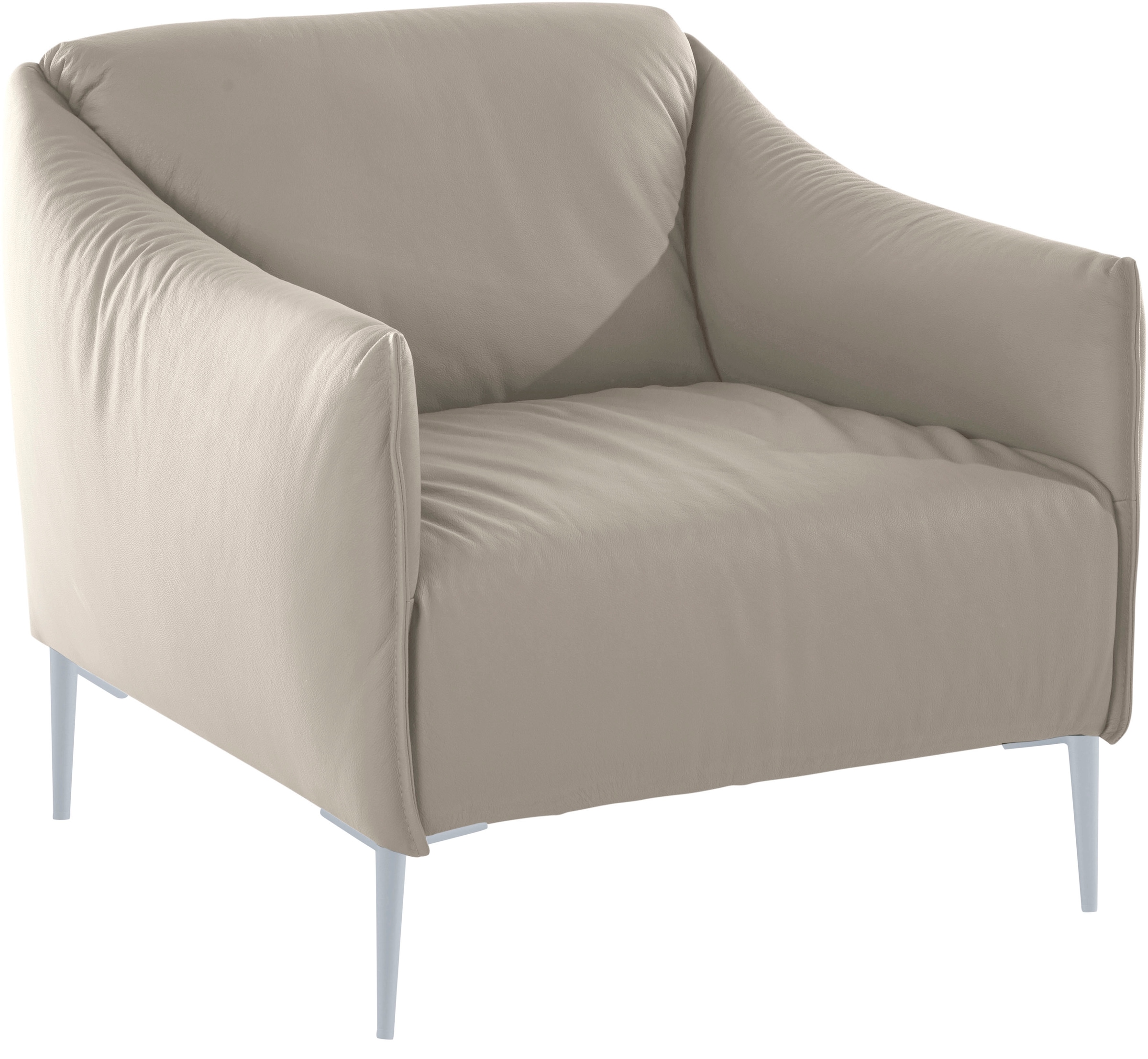 W.SCHILLIG Cocktailsessel »sally«, mit Metallfüßen in Silber matt
