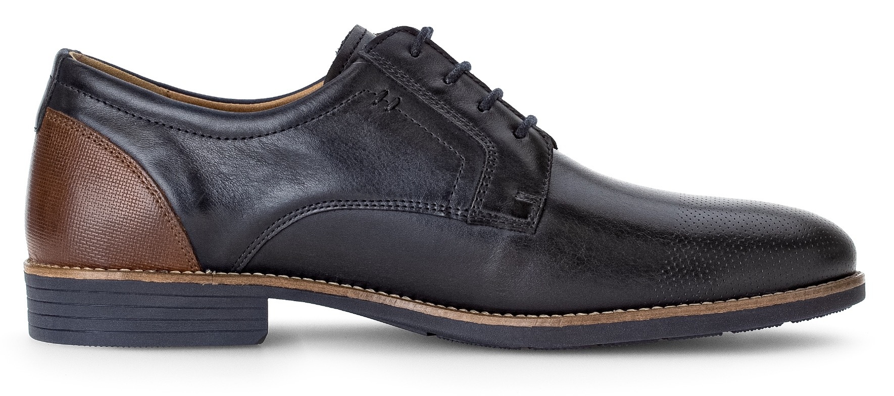 Pius Gabor Schnürschuh  , Blockabsatz, Festtagsschuh, Businessschuh G-Weite (=weit)