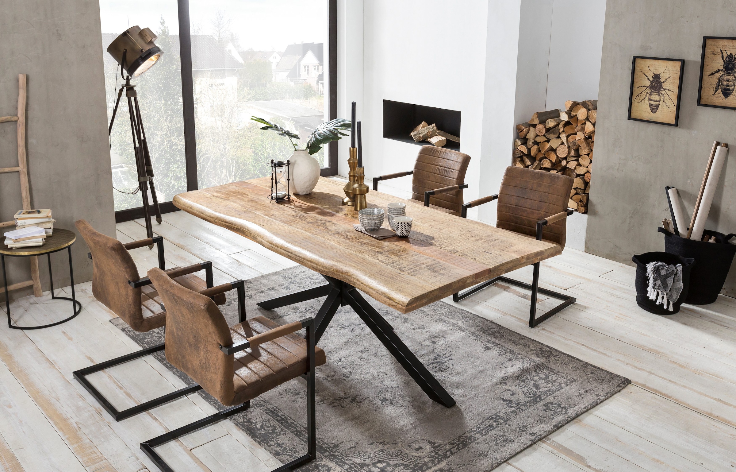 SIT Tischbein, (1 St.), sternförmig