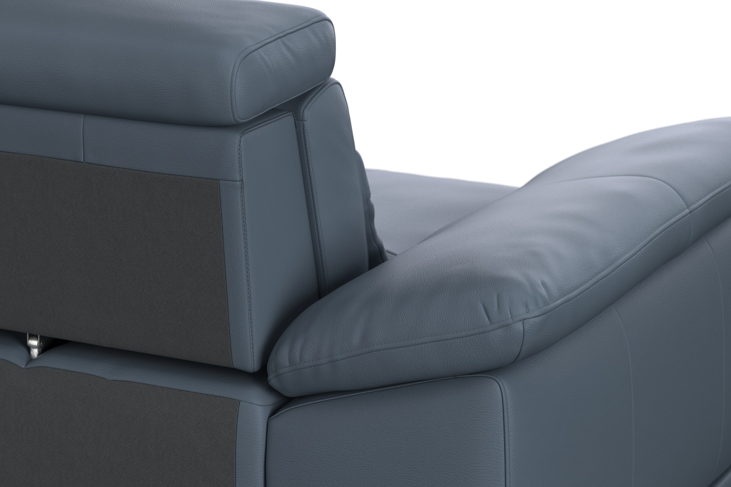 sit&more Ecksofa »Cabrio L-Form, mit Sitztiefenverstellung, Arm- und Kopfteilverstellung«, 3 Nierenkissen, Federkern, optional Bettfunktion und Stauraum