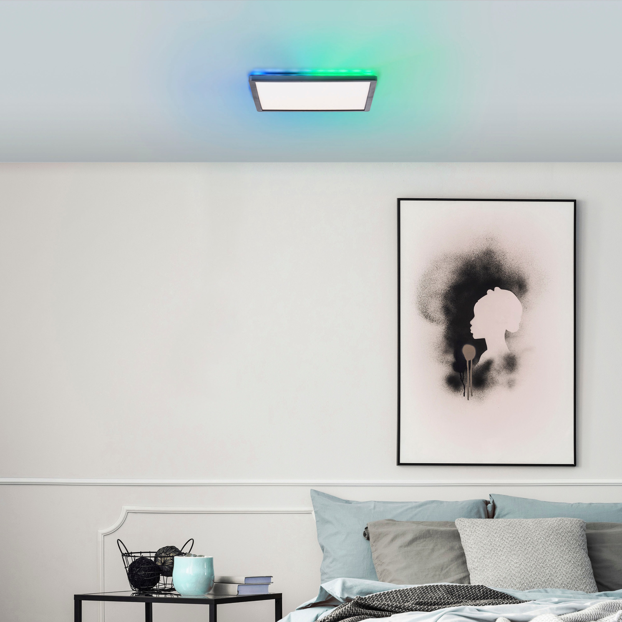 my home LED Deckenleuchte »Elliot«, Leuchtmittel LED-Board   LED fest integ günstig online kaufen