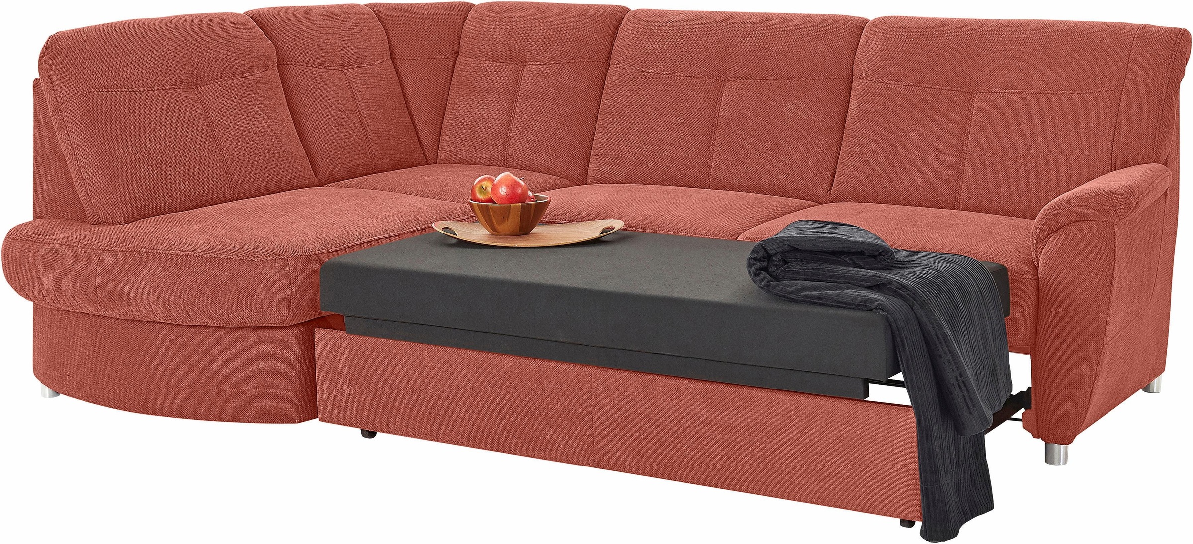 sit&more Ecksofa "Pandora L-Form", wahlweise mit Bettfunktion und Bettkaste günstig online kaufen