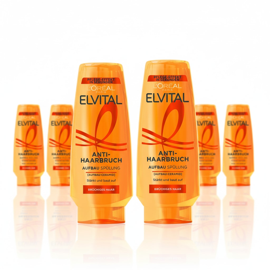 L'ORÉAL PARIS Haarspülung »L'Oréal Paris Elvital Anti-Haarbruch Spülung« Repariert strapazierte, trockene und brüchige Haare, verleiht Glanz.
