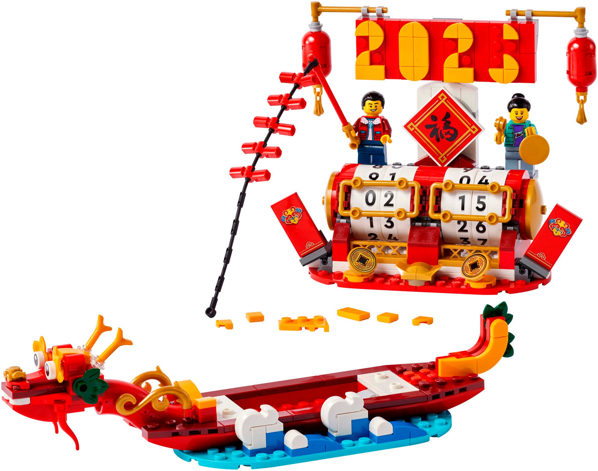 LEGO® Konstruktionsspielsteine »Feiertagskalender (40678), LEGO Iconic«, (345 St.), Made in Europe