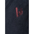 Bruno Banani Herrenbademantel »Roy«, (1 St.), mit farblich abgesetzten Streifen, Bademantel aus 100% Baumwolle, Bademäntel mit Taschen