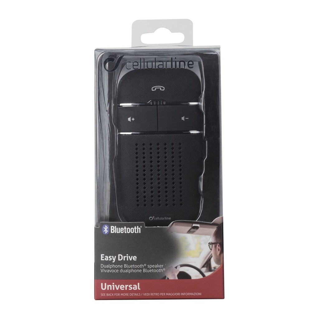Cellularline Auto-Lautsprecher »Cellularline Bluetooth Hands-Free Car Kit, Dualphone Funktion«