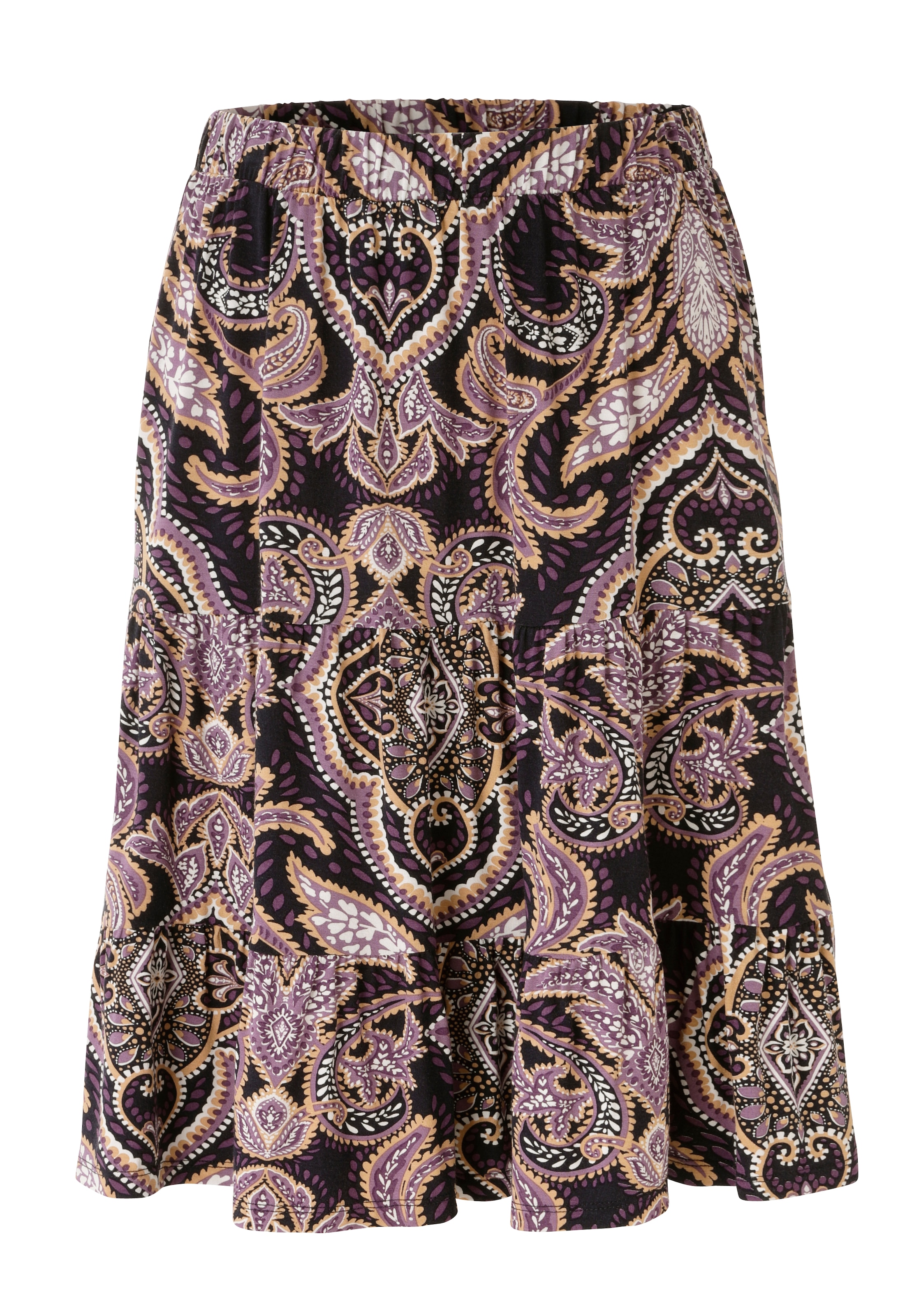 Aniston CASUAL Minirock mit fantasievollem Paisley-Muster bedruckt - NEUE KOLLEKTION
