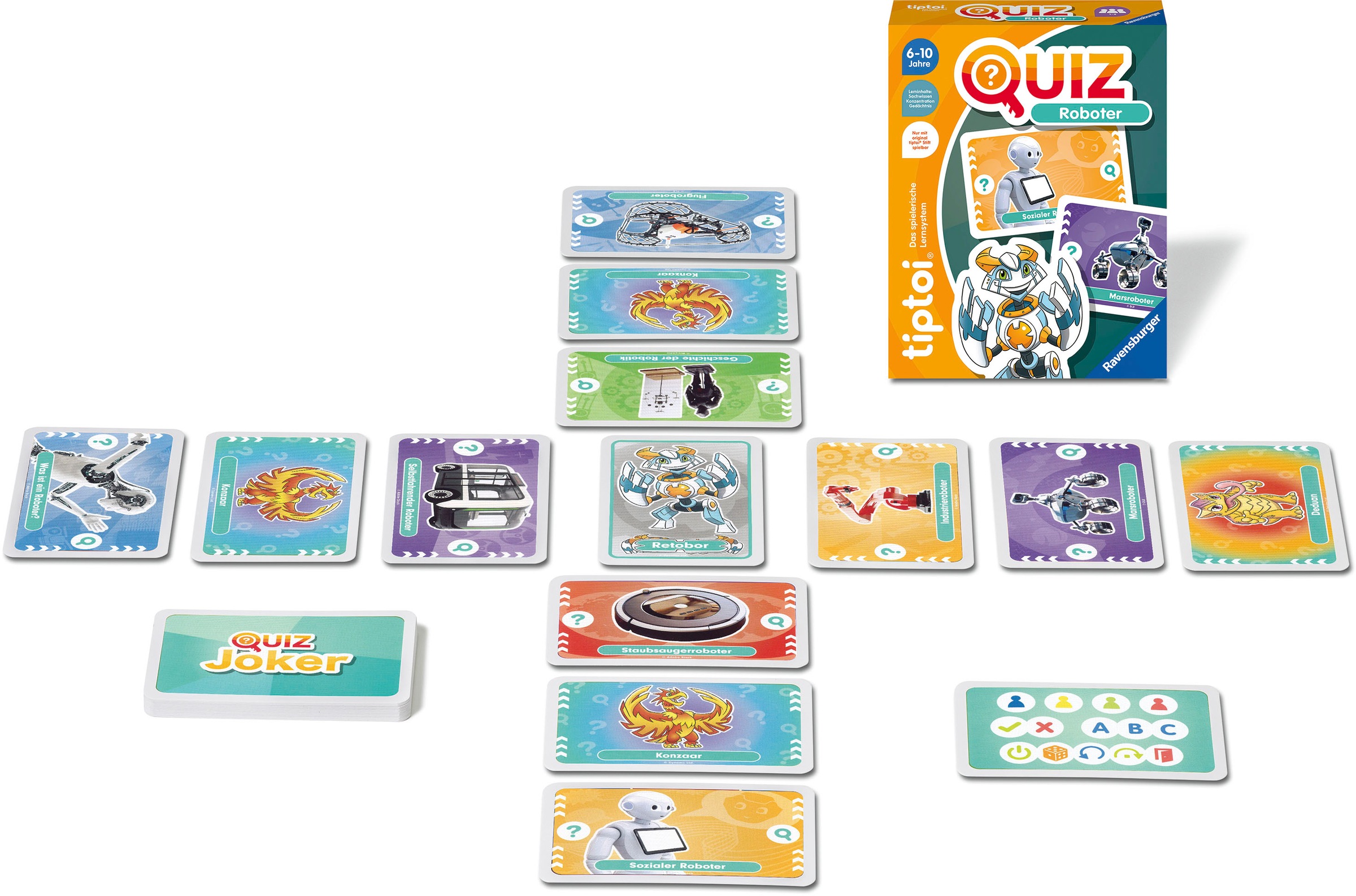 Ravensburger Spiel »tiptoi® Quiz Roboter«, Made in Europe