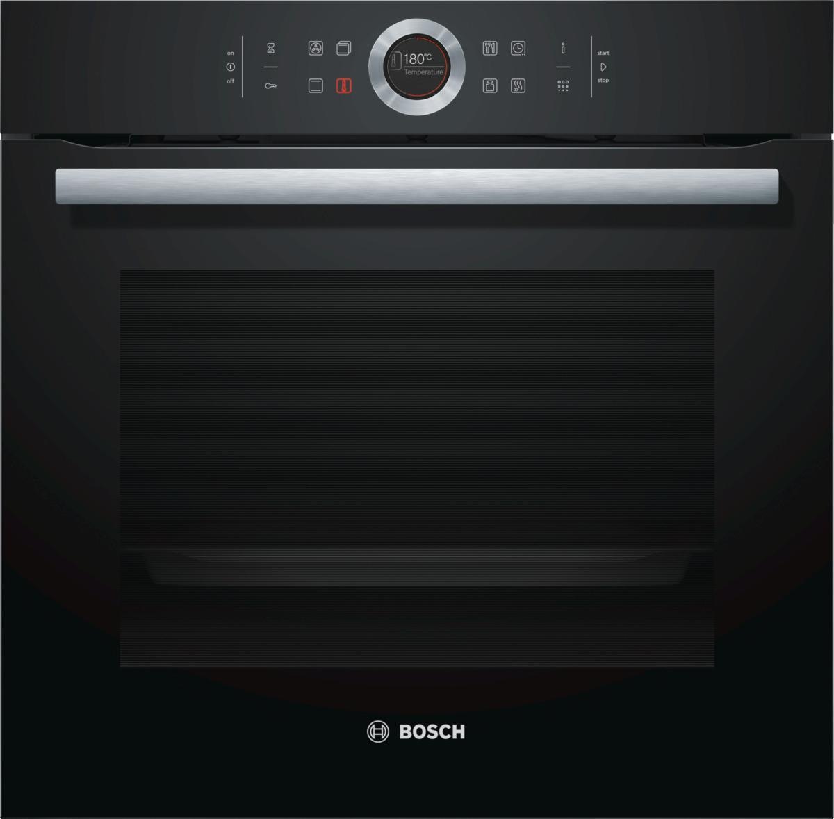 3. Bild von BOSCH Pyrolyse Backofen »HBG675BB1«, Serie 8, HBG675BB1, mit Teleskopauszug nachrüstbar, Pyrolyse-Selbstreinigung, mit AutoPilot