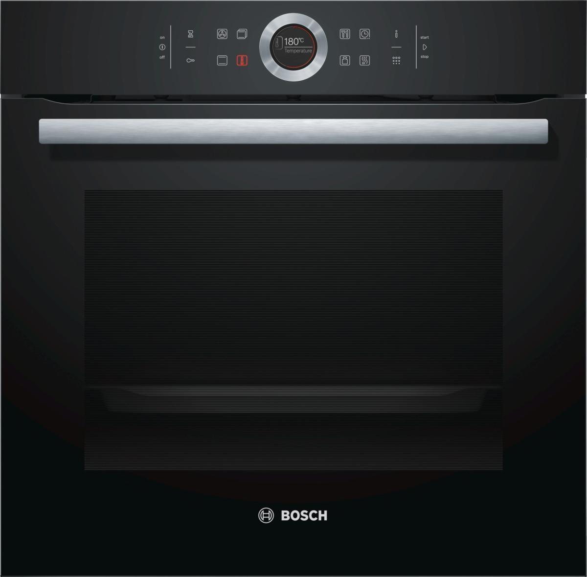 BOSCH Pyrolyse Backofen »HBG675BB1«, Serie 8, mit Teleskopauszug nachrüstbar, Pyrolyse-Selbstreinigung, mit AutoPilot