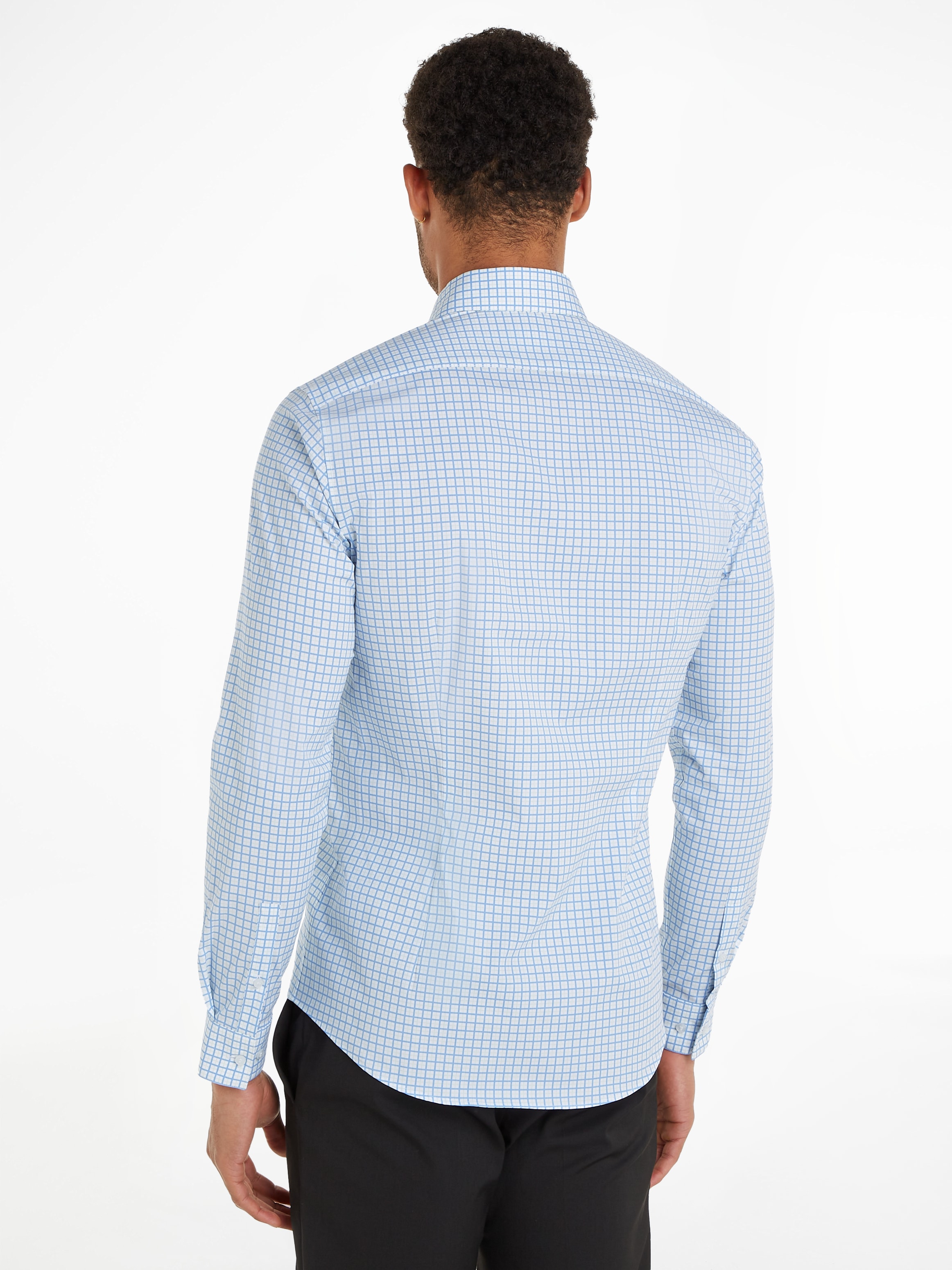 Calvin Klein Kurzarmhemd »POPLIN CHECK PRINT SLIM SHIRT« bestellen