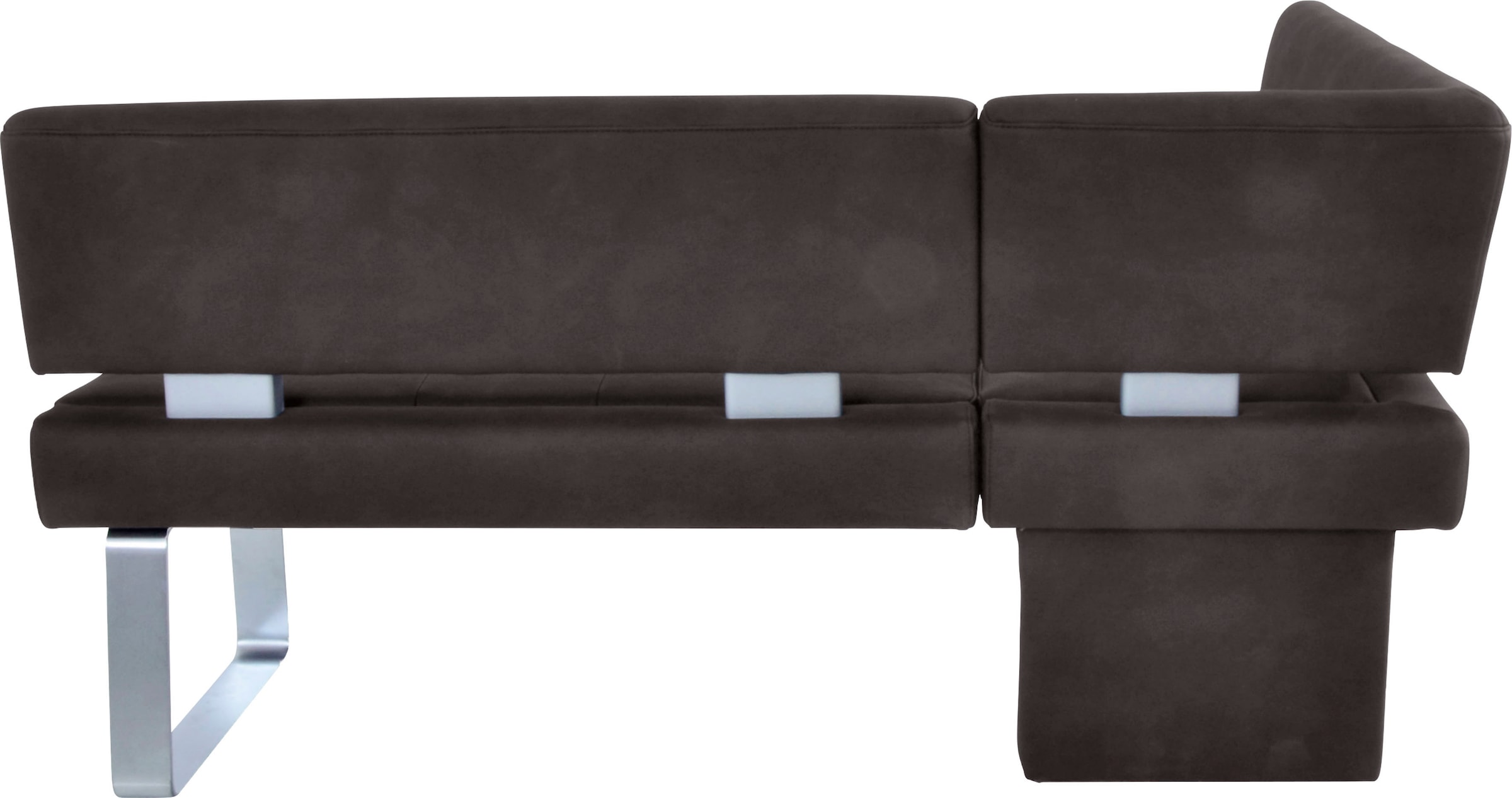 K+W Komfort & Wohnen Eckbank »Santos II«, gepolstert, Eckbank, wahlweise langer Schenkel 180cm rechts oder links
