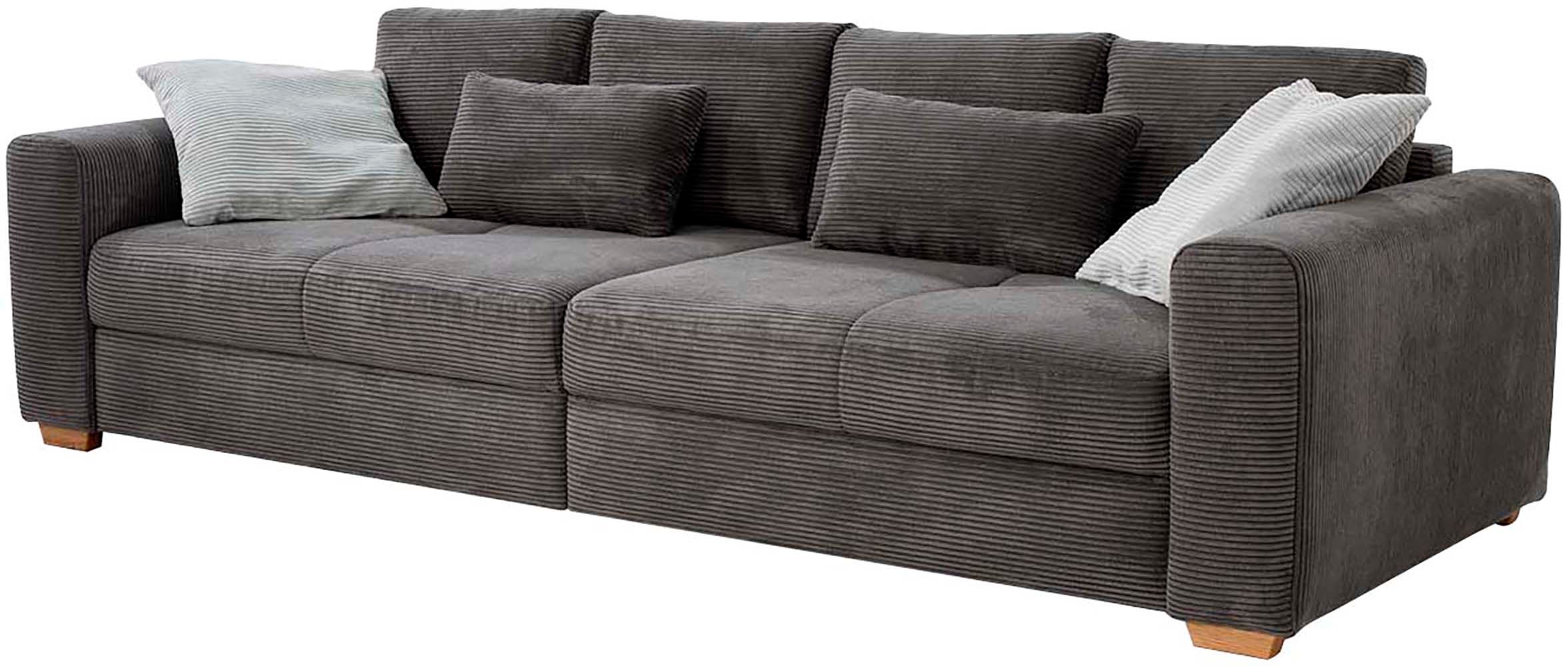 Jockenhöfer Gruppe Big-Sofa "Maxi" Federkernpolsterung, inklusive 8 Kissen günstig online kaufen