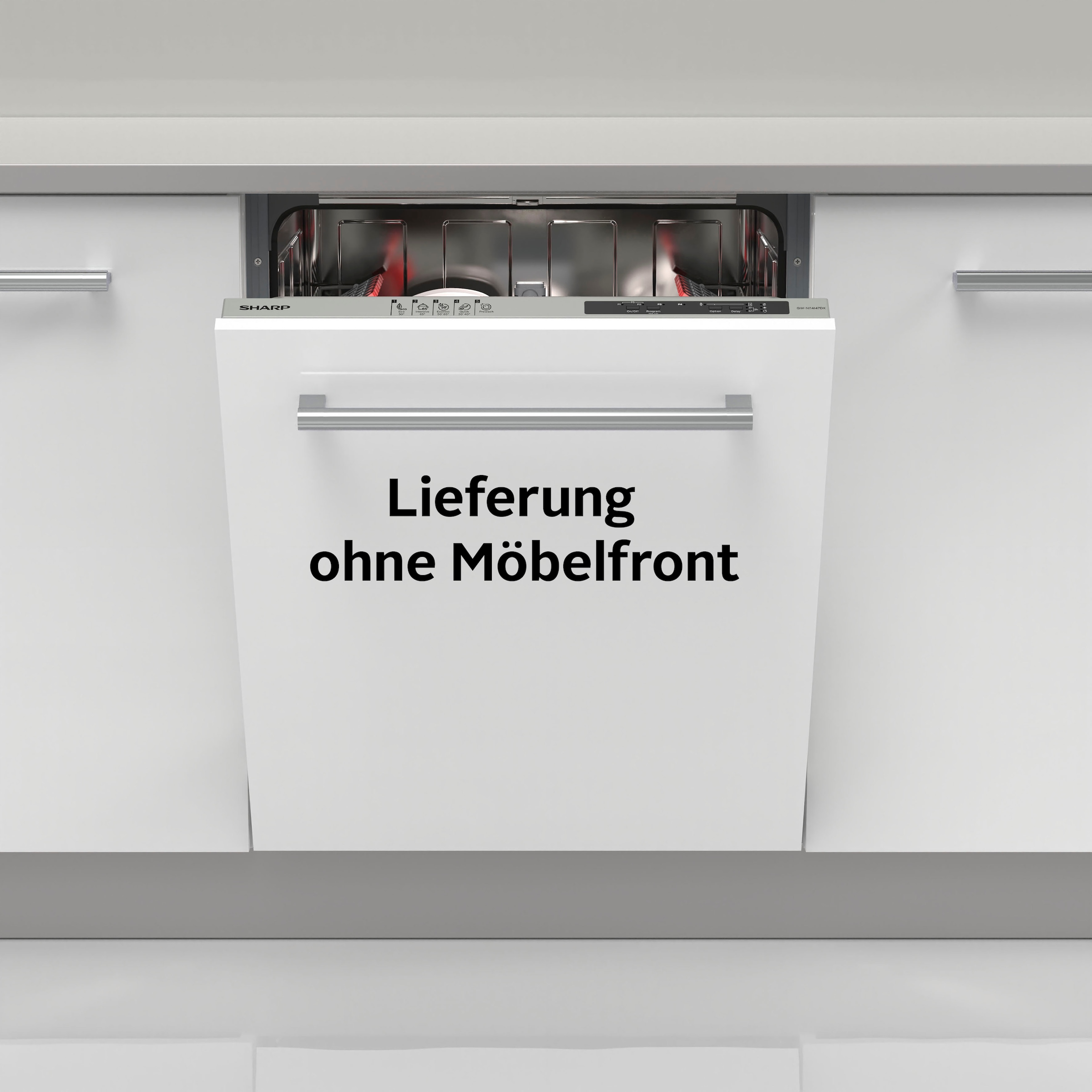 Sharp vollintegrierbarer Geschirrspüler »QW-NI14I47DX-DE«, 13 Maßgedecke günstig online kaufen