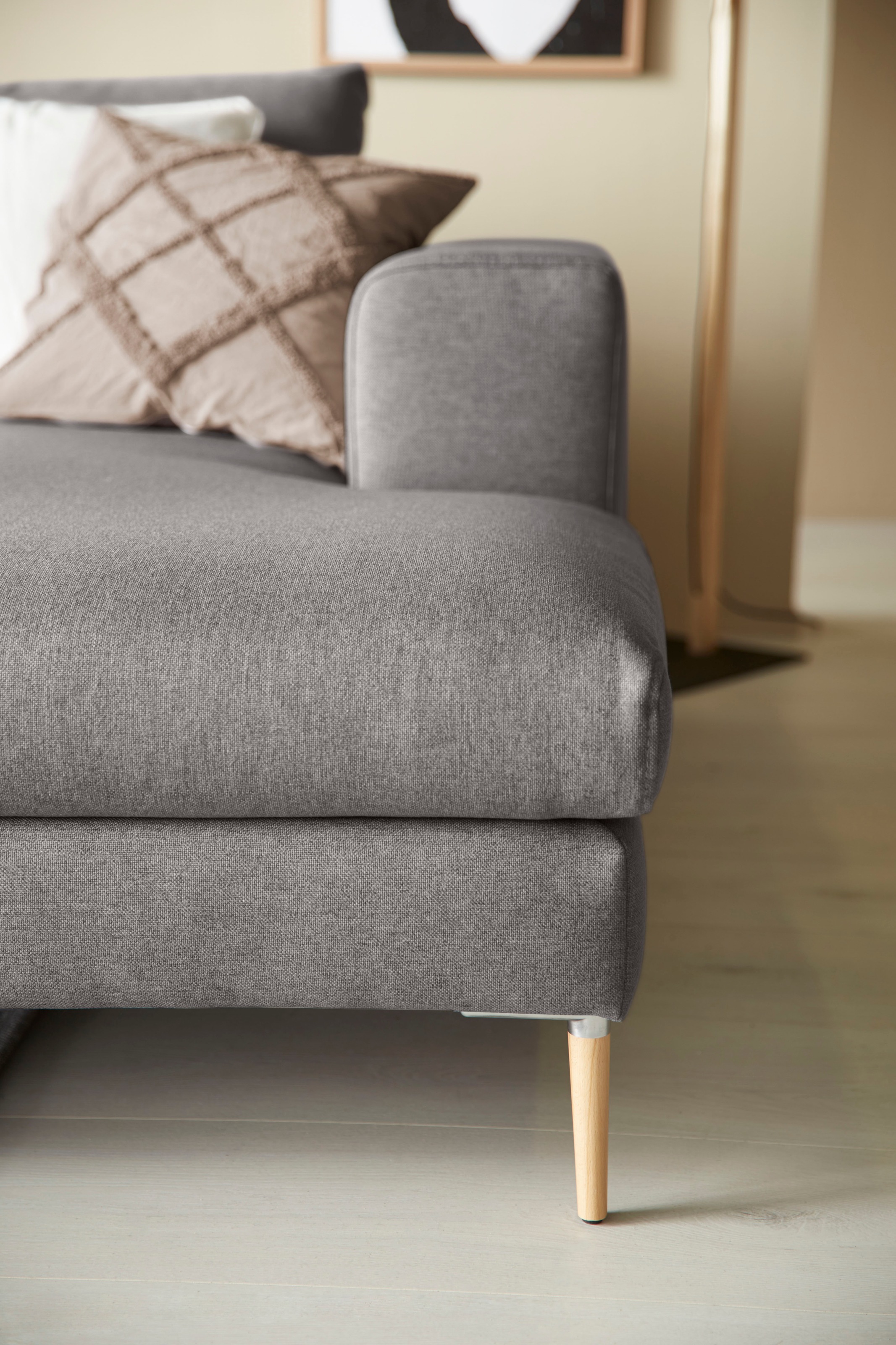 OTTO products Polsterecke »Finnja, softer, legerer Sitzkomfort, bequem, zeitloses Design, L-Form«