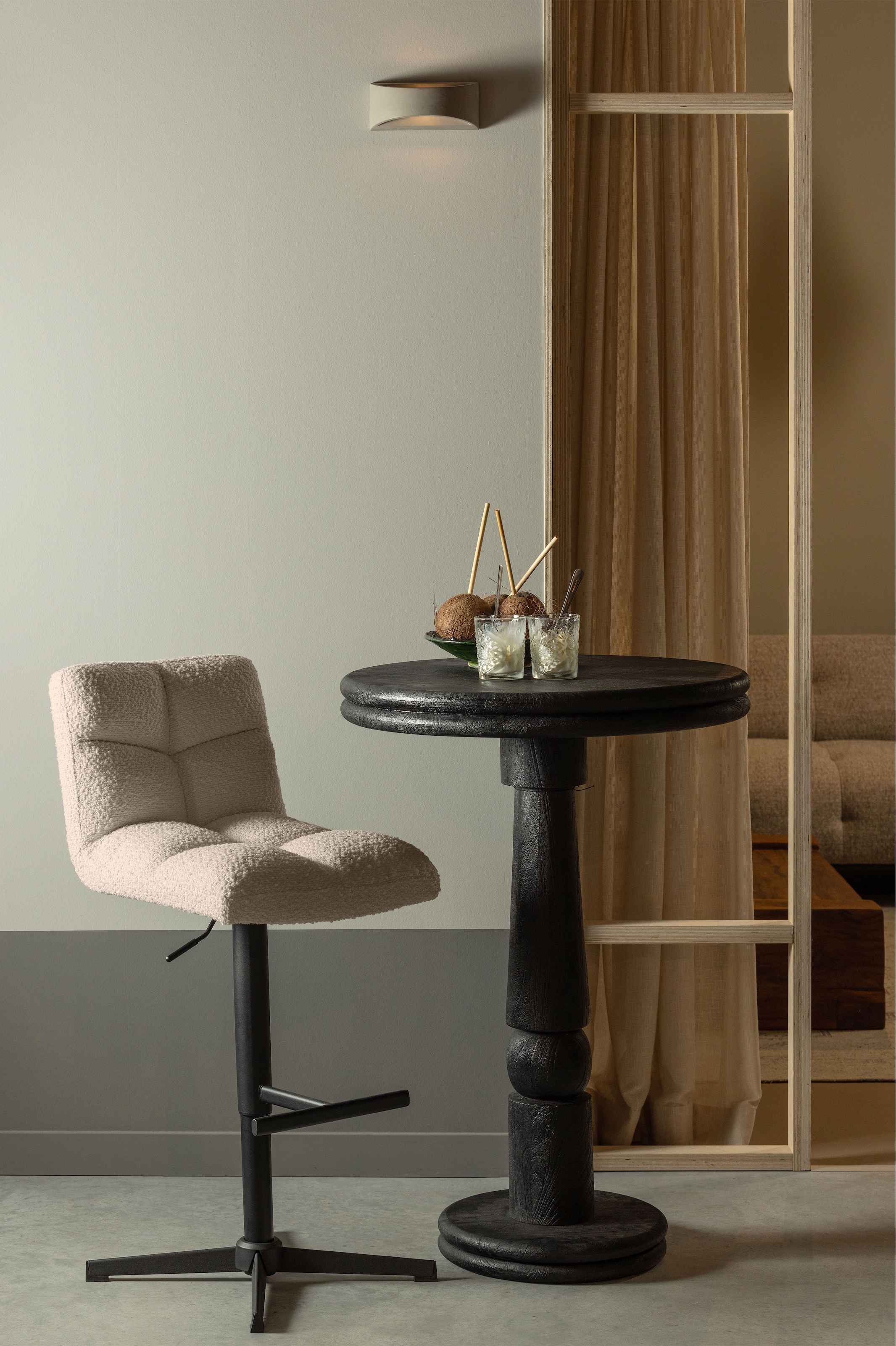 WOOOD Barhocker »Vinny«, (Set, 2 St.), drehbar, höhenverstellbar, Breite 44 cm