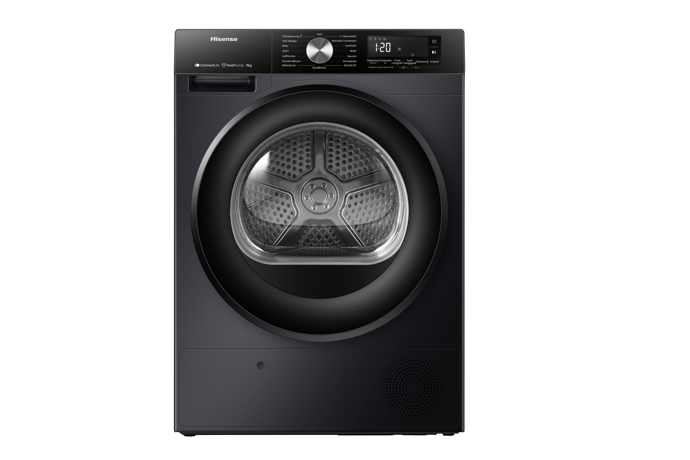HISENSE Wärmepumpentrockner »DH3S902B« schwarz Knitterschutz & QuickDry