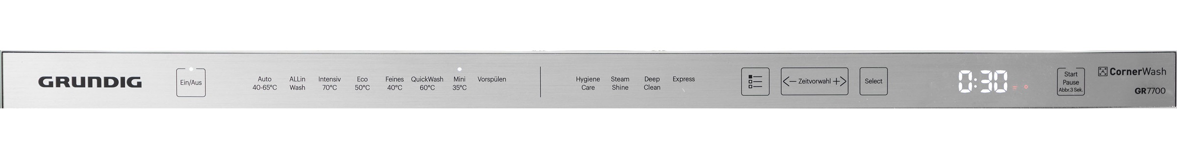 Grundig vollintegrierbarer Geschirrspüler »GTVP4540B 7612101671«, 16 Maßgedecke, XXL-Geschirrspüler, hocheinbaufähig