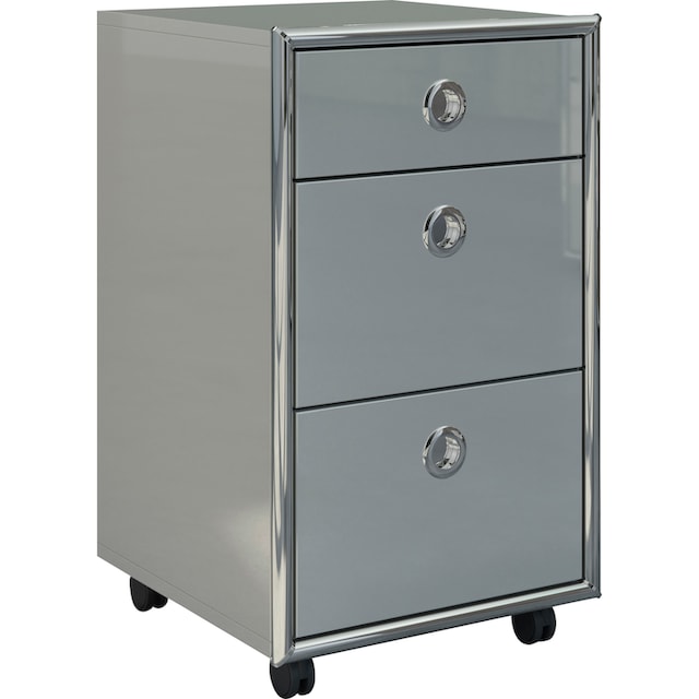 bestellen »Infinity«, trendteam Hochglanzoptik online Rollcontainer elegante