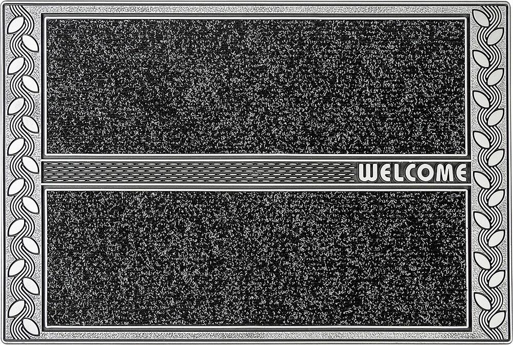 Home2Fashion Fußmatte »SE Clean Leaves, Welcome«, rechteckig, 8 mm Höhe, Sc günstig online kaufen
