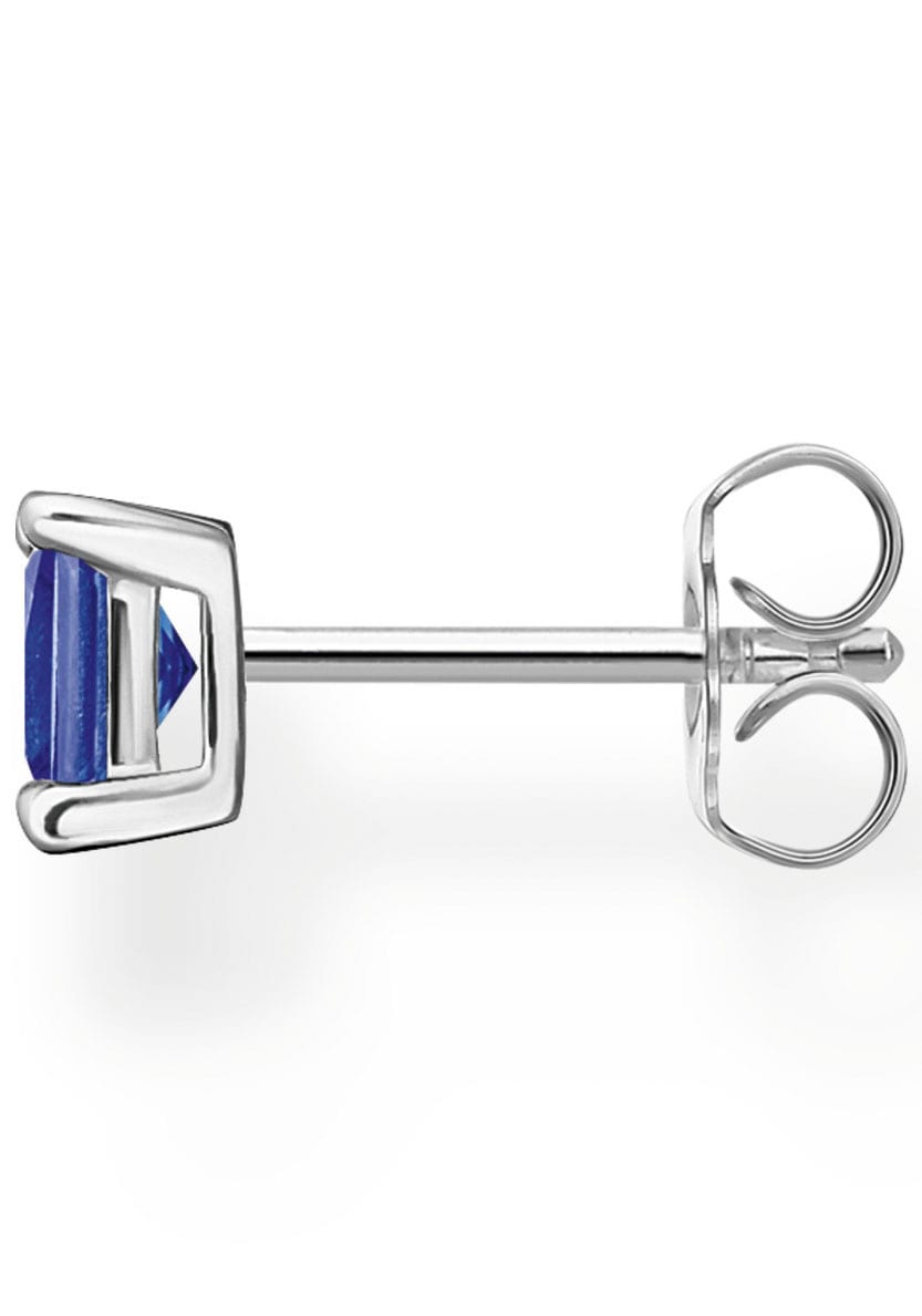 THOMAS SABO Single-Ohrstecker »mit blauem Stein, weißer Stein, H2233-051-14, H2233-699-32«, mit Glas-Keramik Stein oder Zirkonia (synth.)