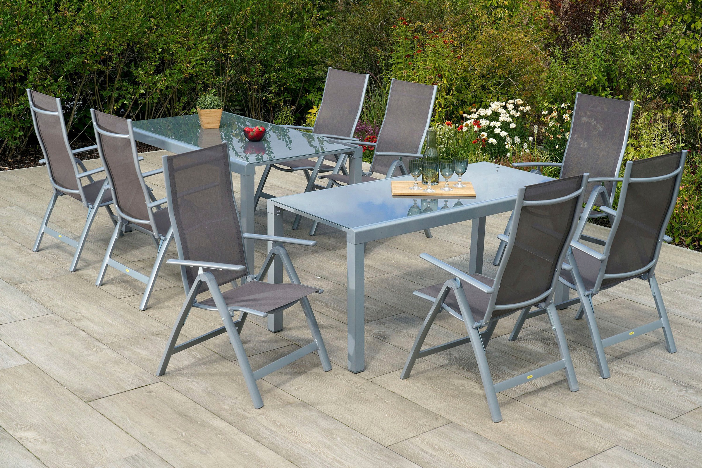 MERXX Garten-Essgruppe »Carrara« 9 Stk. tlg. günstig online kaufen