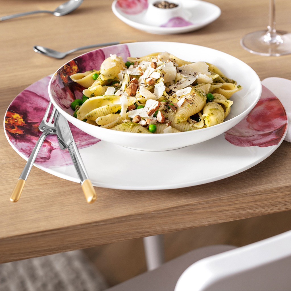 Villeroy & Boch Pastateller »Pastateller Rose Garden ø 24 cm 6er Set bunt« günstig online kaufen