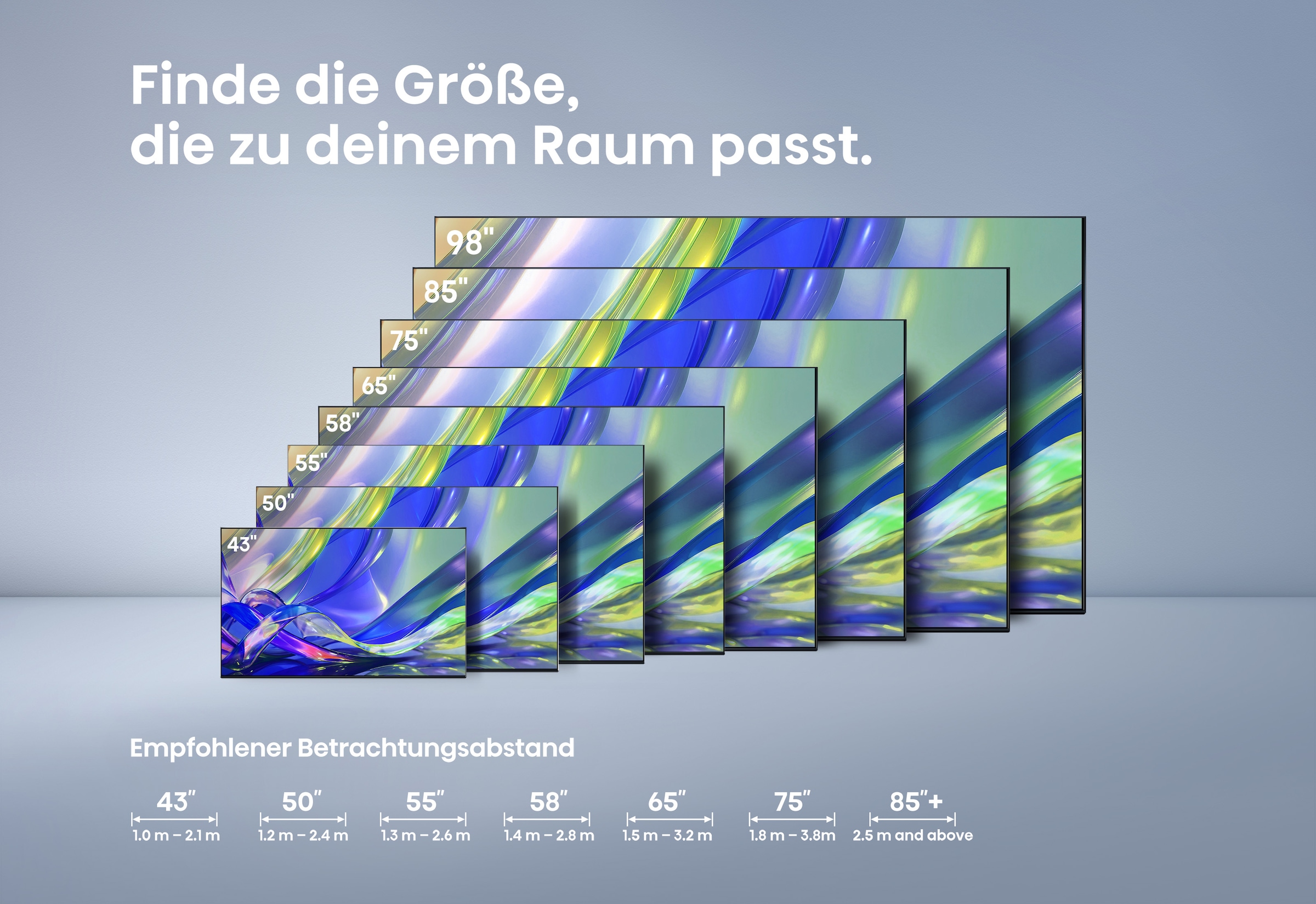 Hisense QLED-Fernseher »65E7S« 164 cm/65 ″ Smart-TV