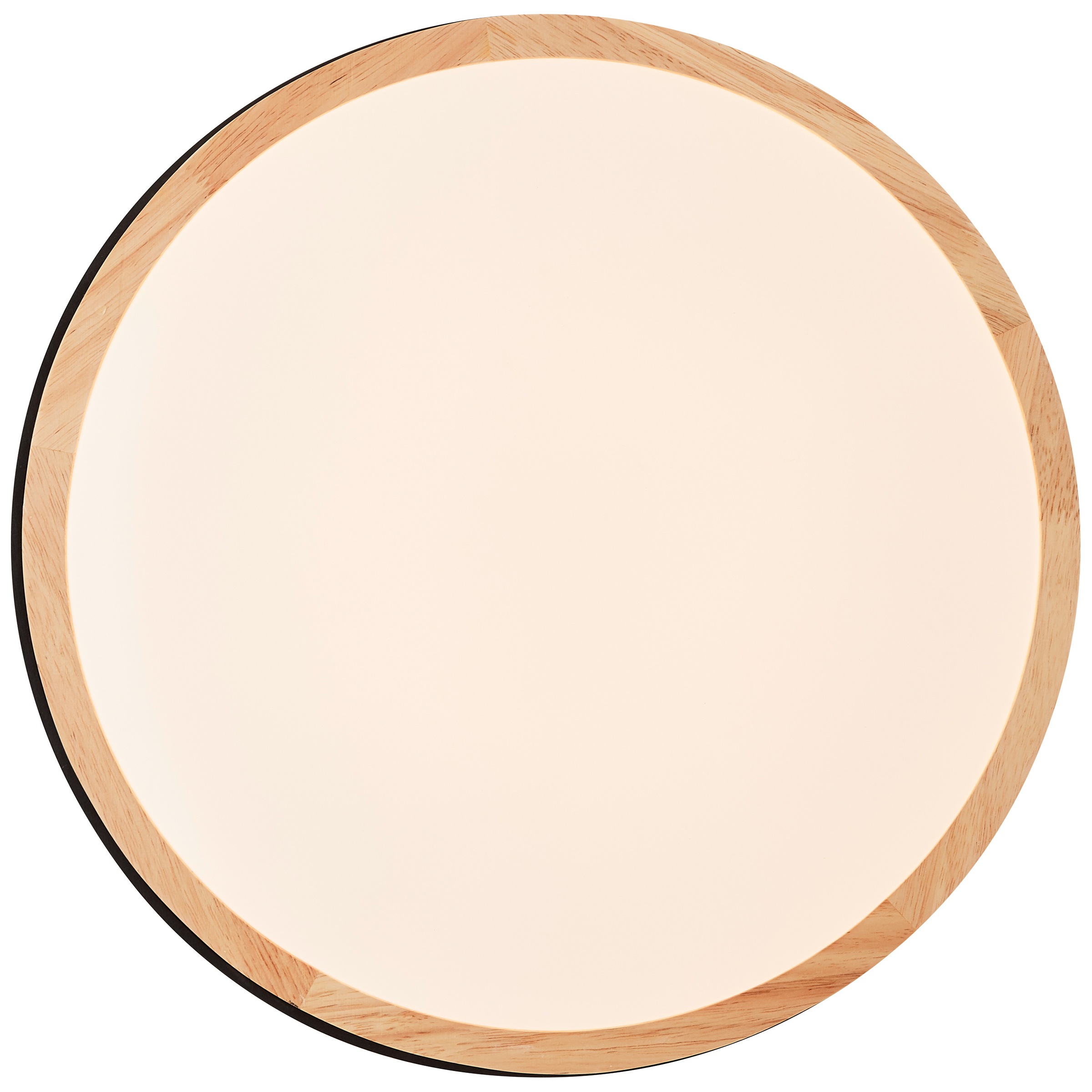 Brilliant LED Deckenleuchte »Baarlo«, Ø 35 cm, 2400 lm, 3000 K, 3-Stufen dimmbar, Holz/Metall