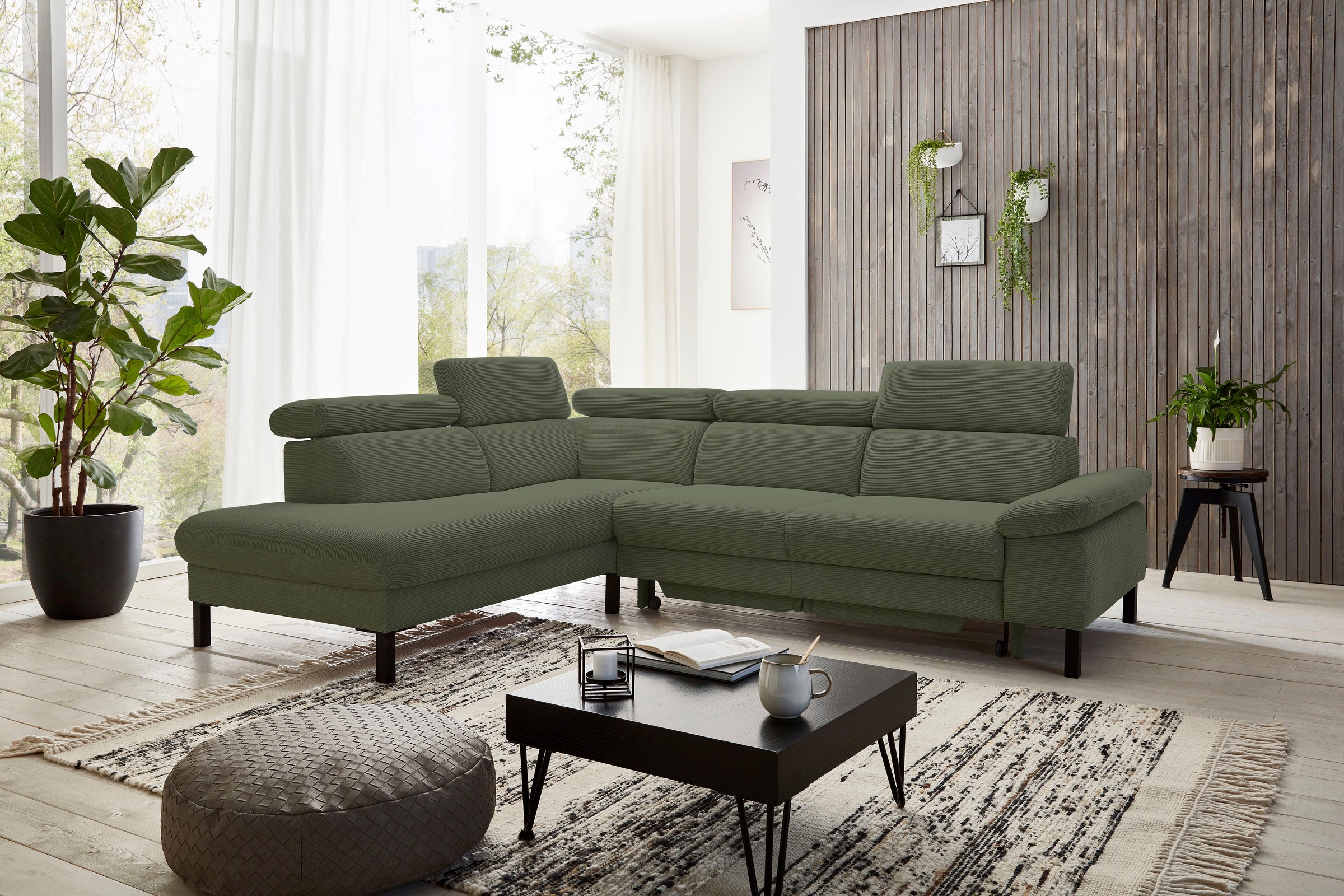 Home affaire Ecksofa »Arnayon mit Querschläfer-Bettfunktion, Schlafsofa, gr günstig online kaufen